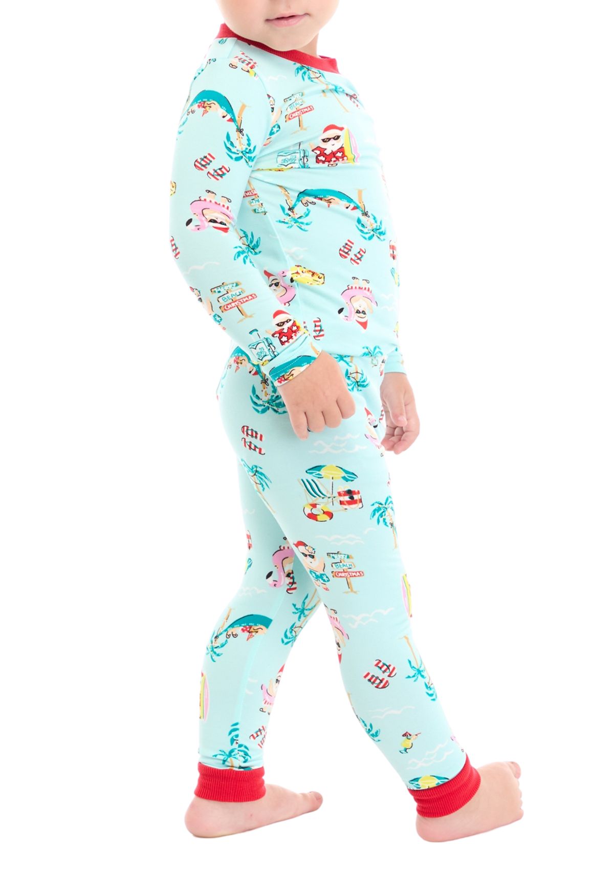 Toddler Beachy Christmas Pajama Set