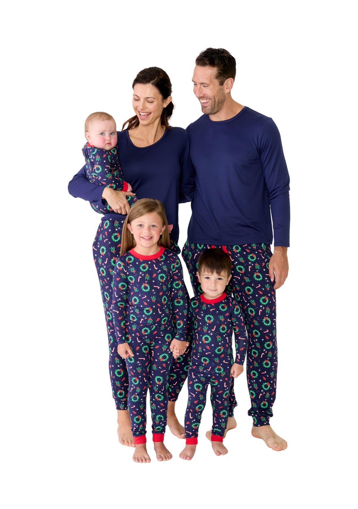 Toddler Holiday Wreaths Pajama Set