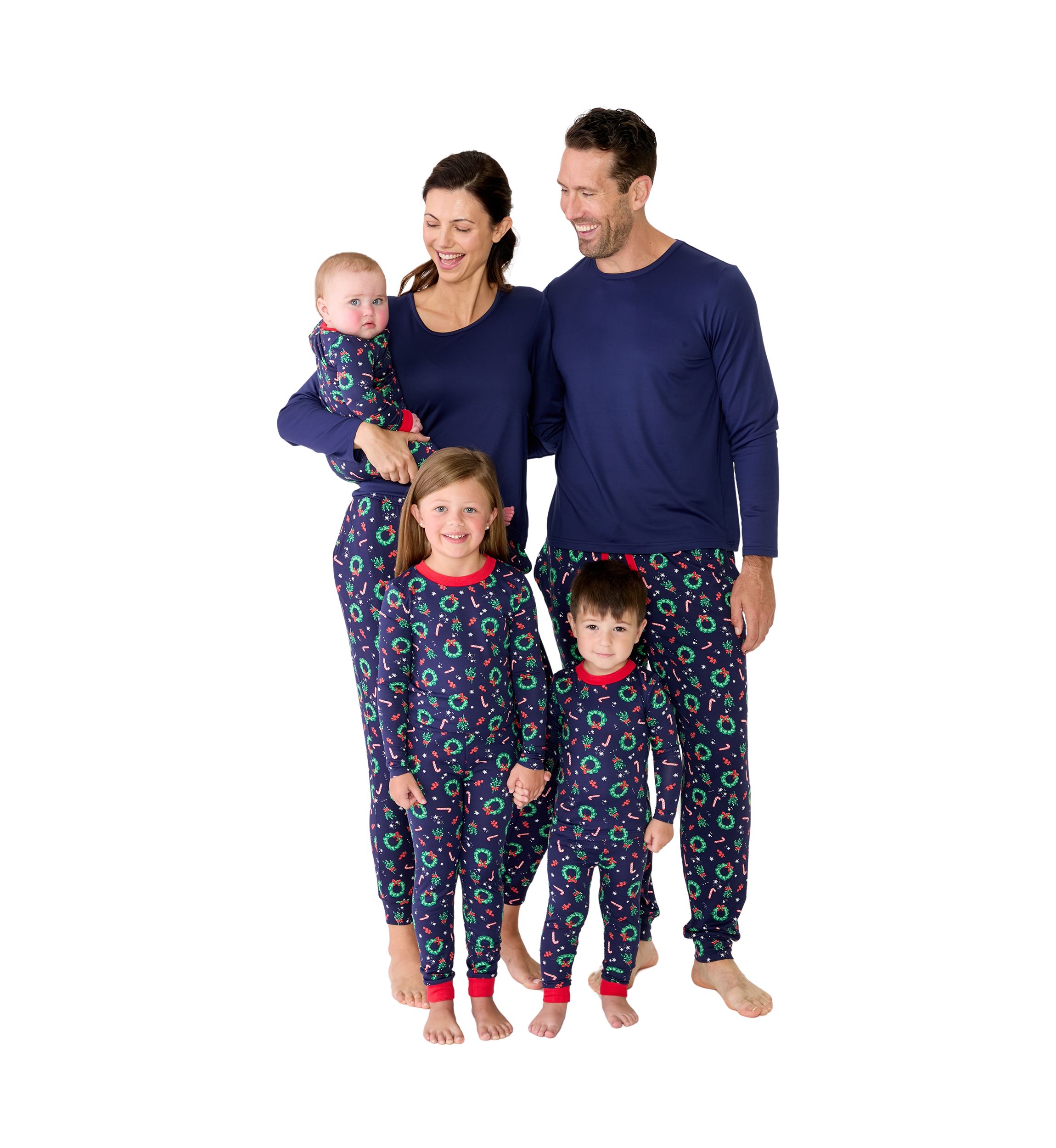 Toddler Holiday Wreaths Pajama Set
