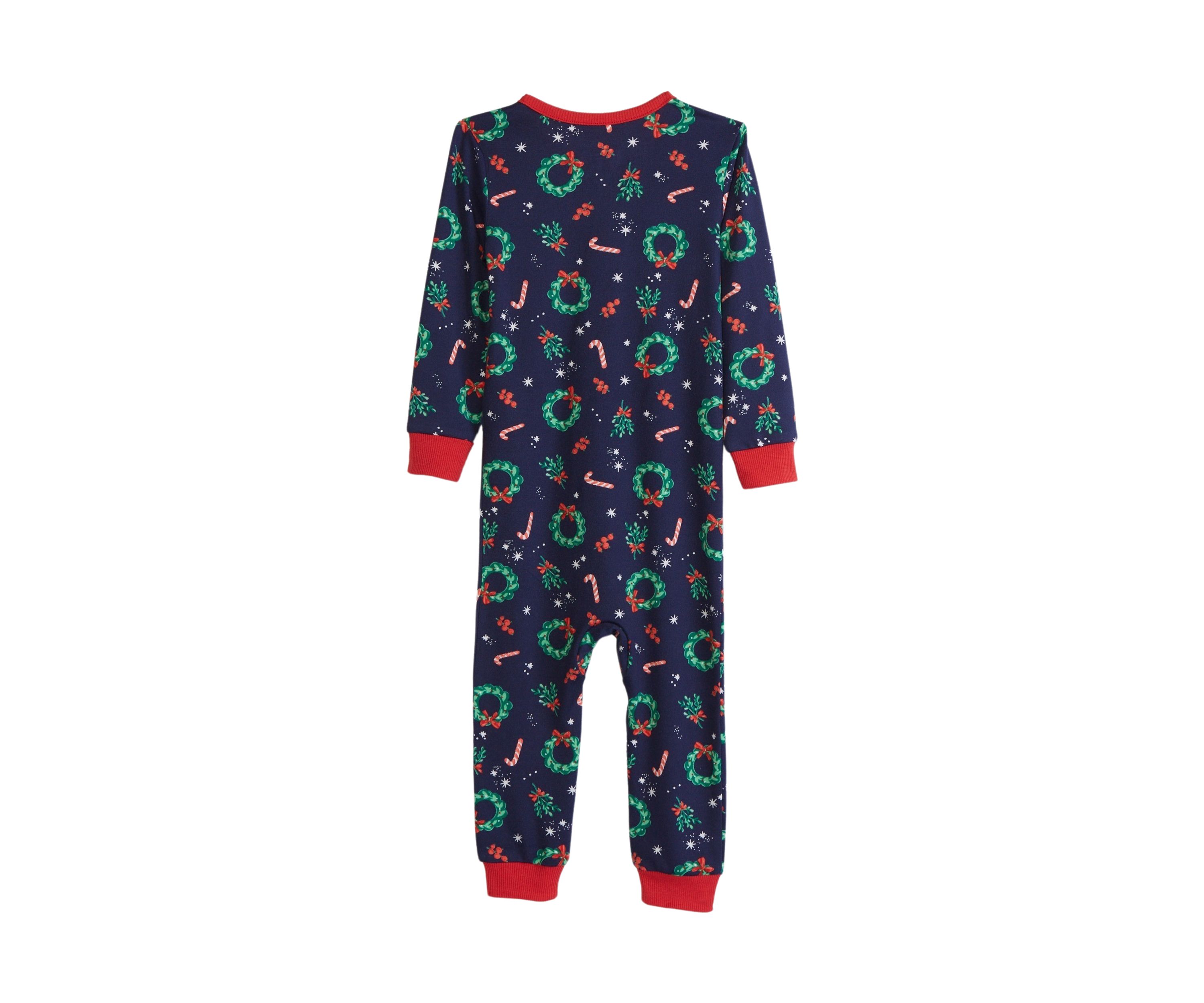 Baby Holiday Wreaths Pajama