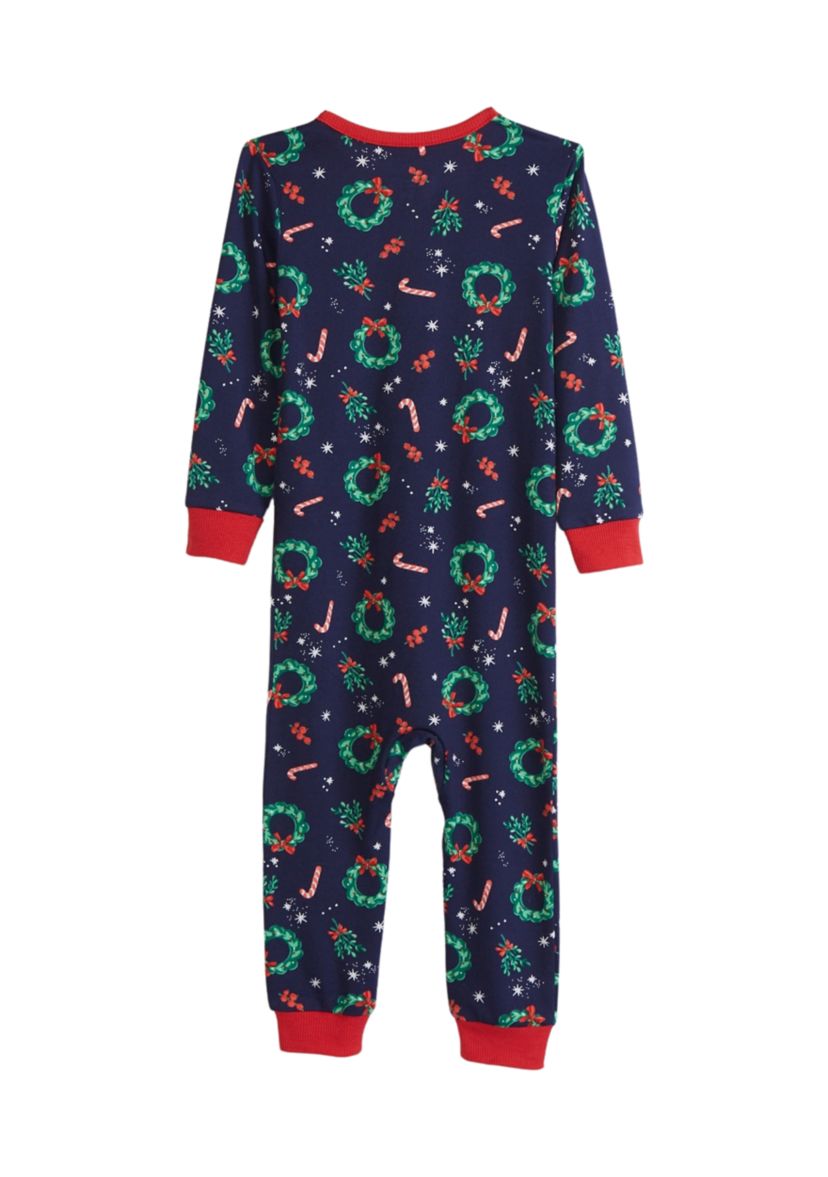 Baby Holiday Wreaths Pajama
