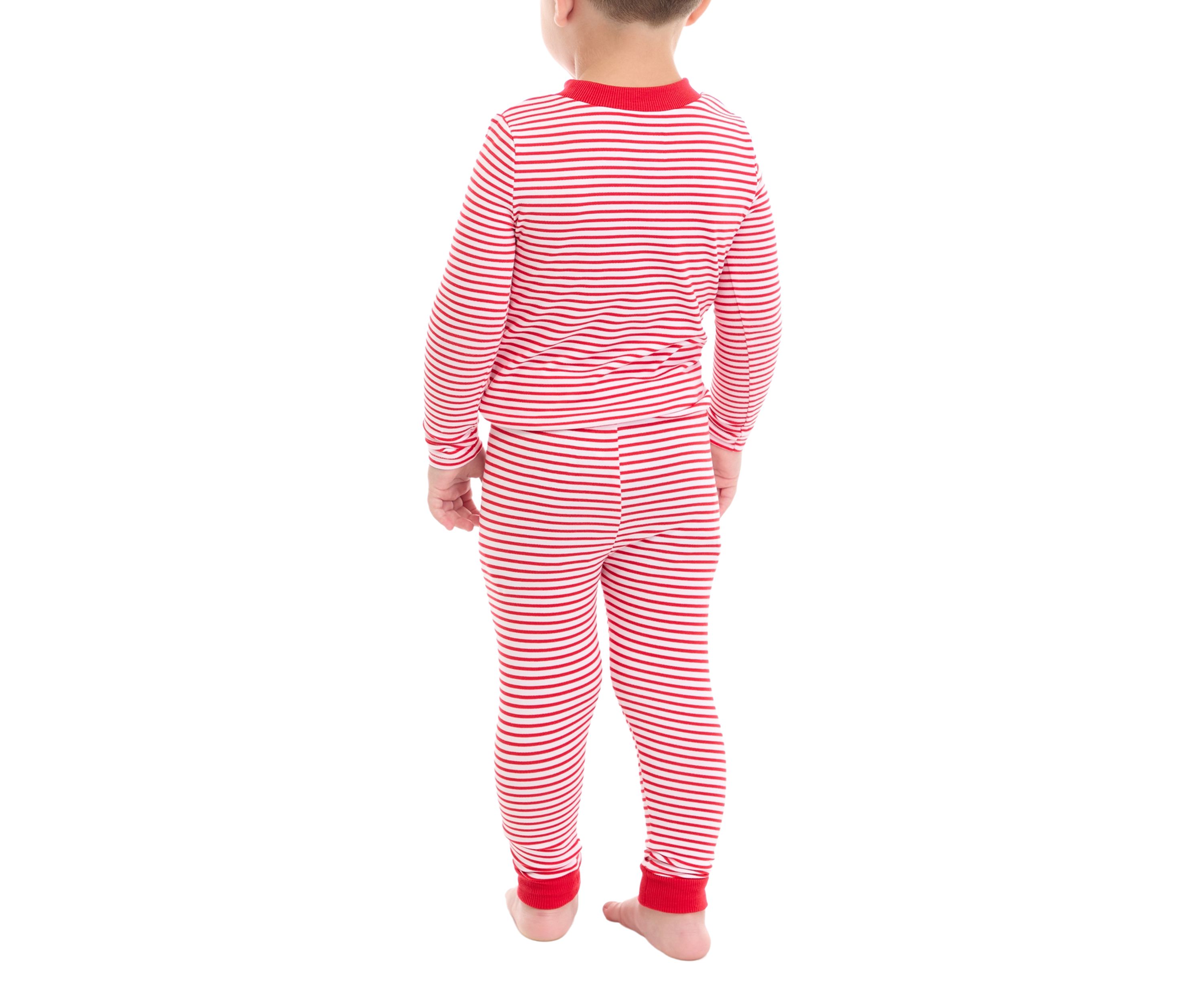 Toddler Red Stripe Pajama Set