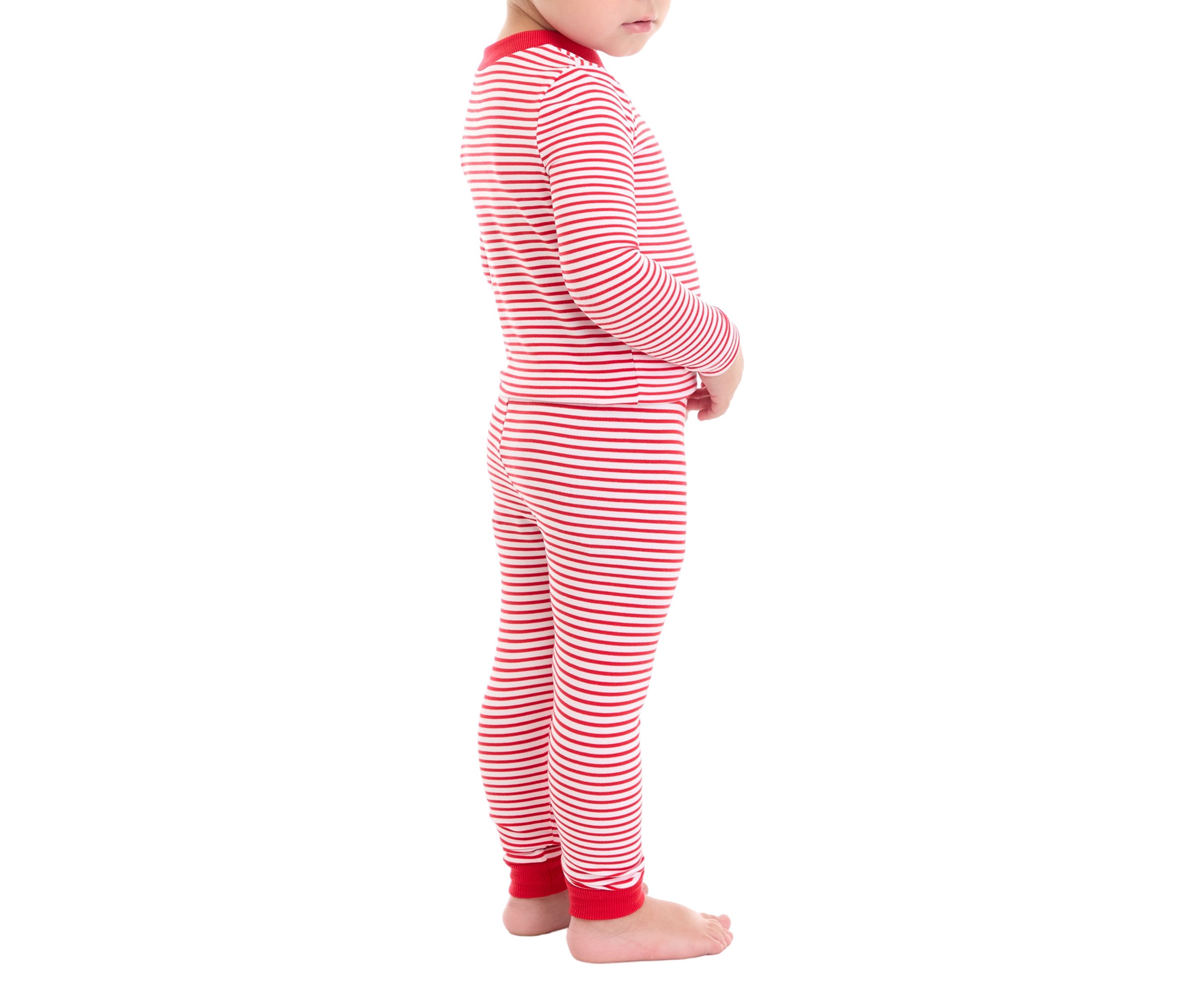 Toddler Red Stripe Pajama Set
