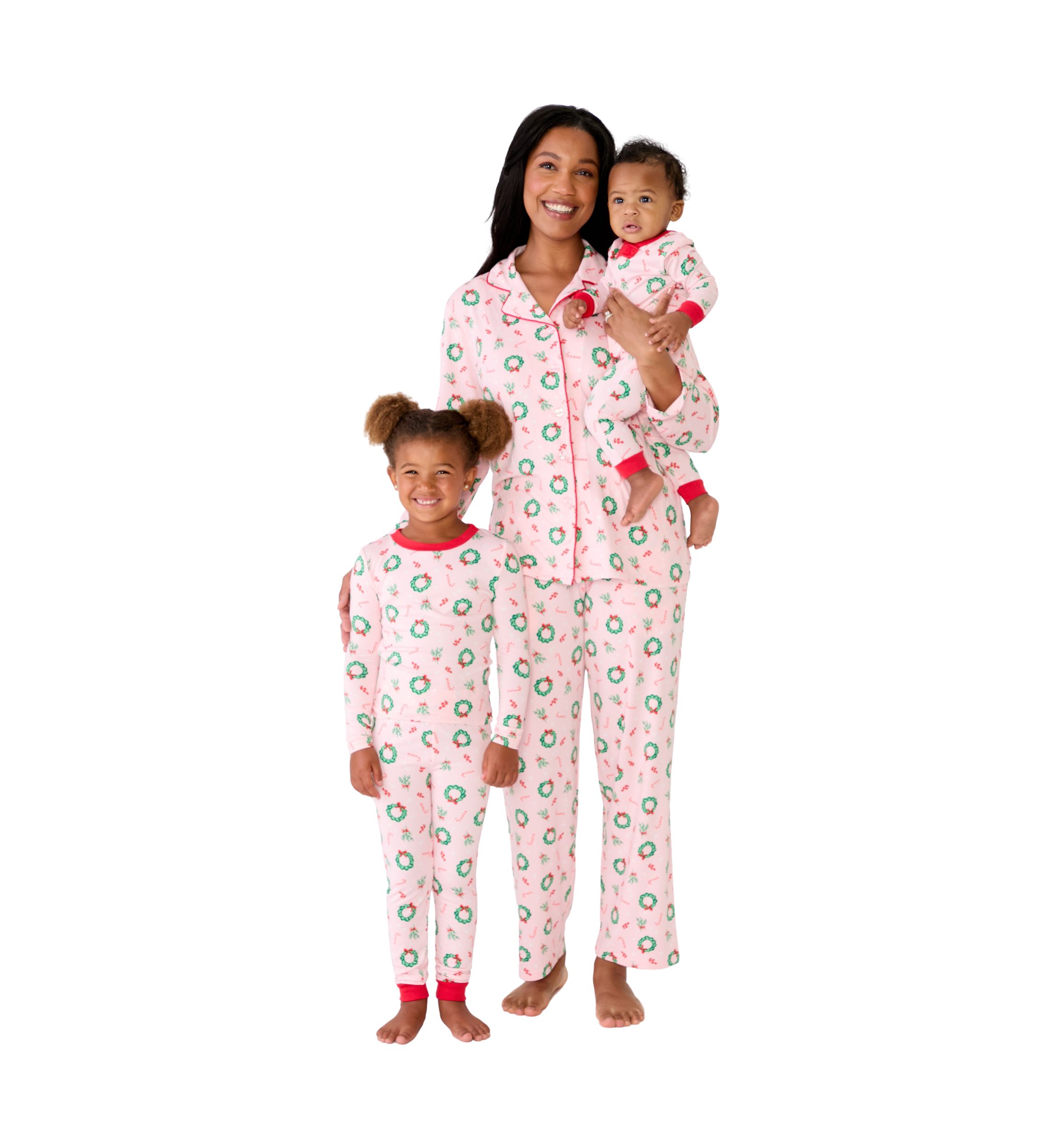 Toddler Holiday Wreaths Pajama Set
