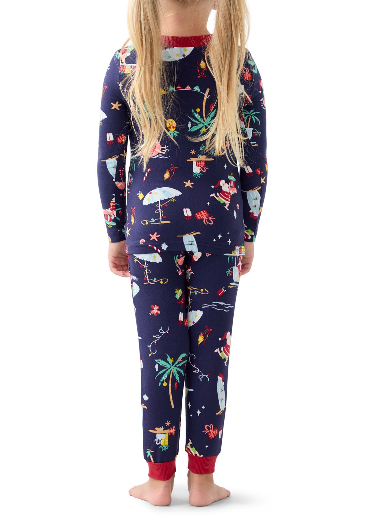 Unisex Toddler Beachy Christmas Pajama Set