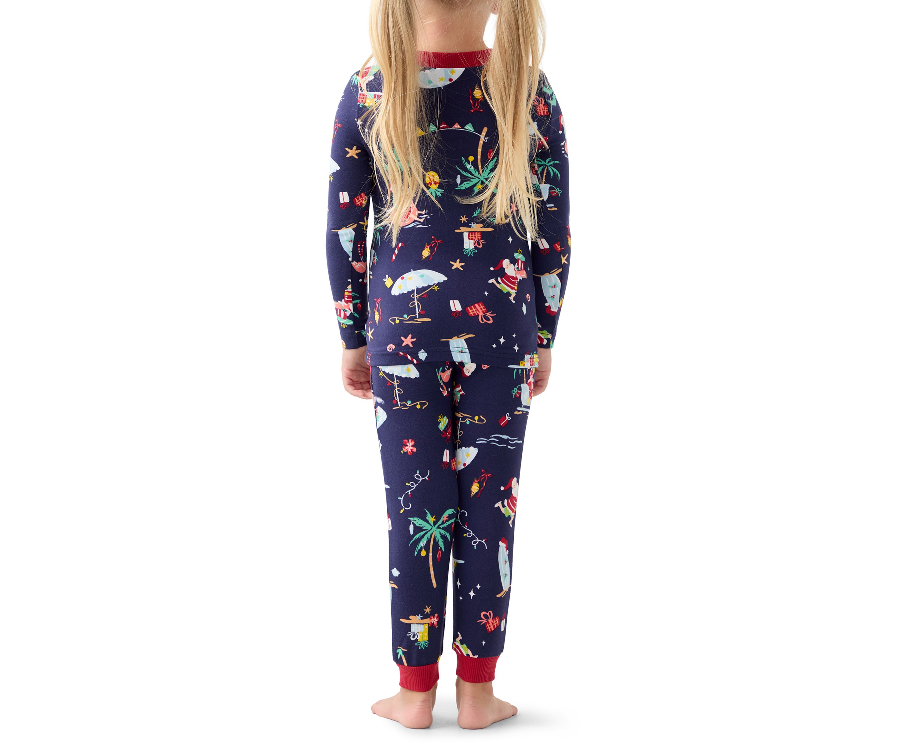 Unisex Toddler Beachy Christmas Pajama Set