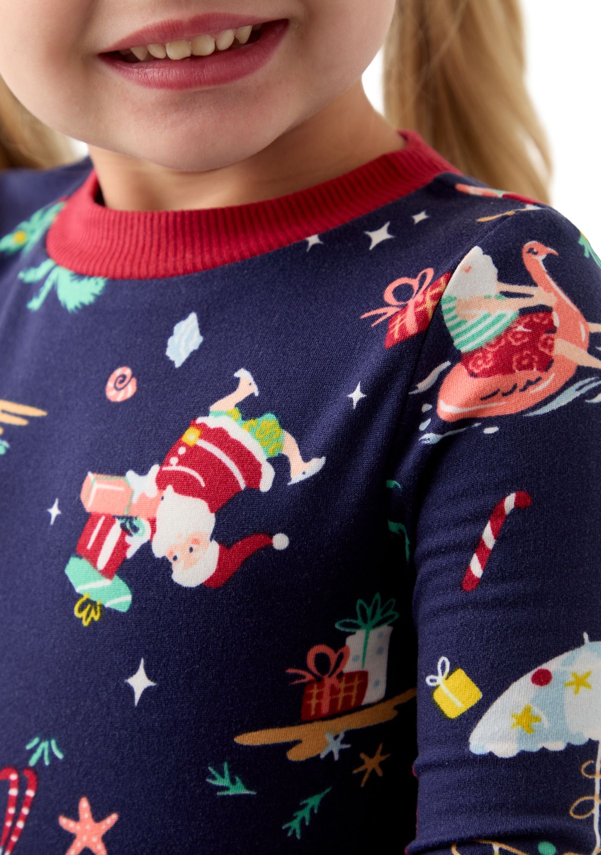 Unisex Toddler Beachy Christmas Pajama Set