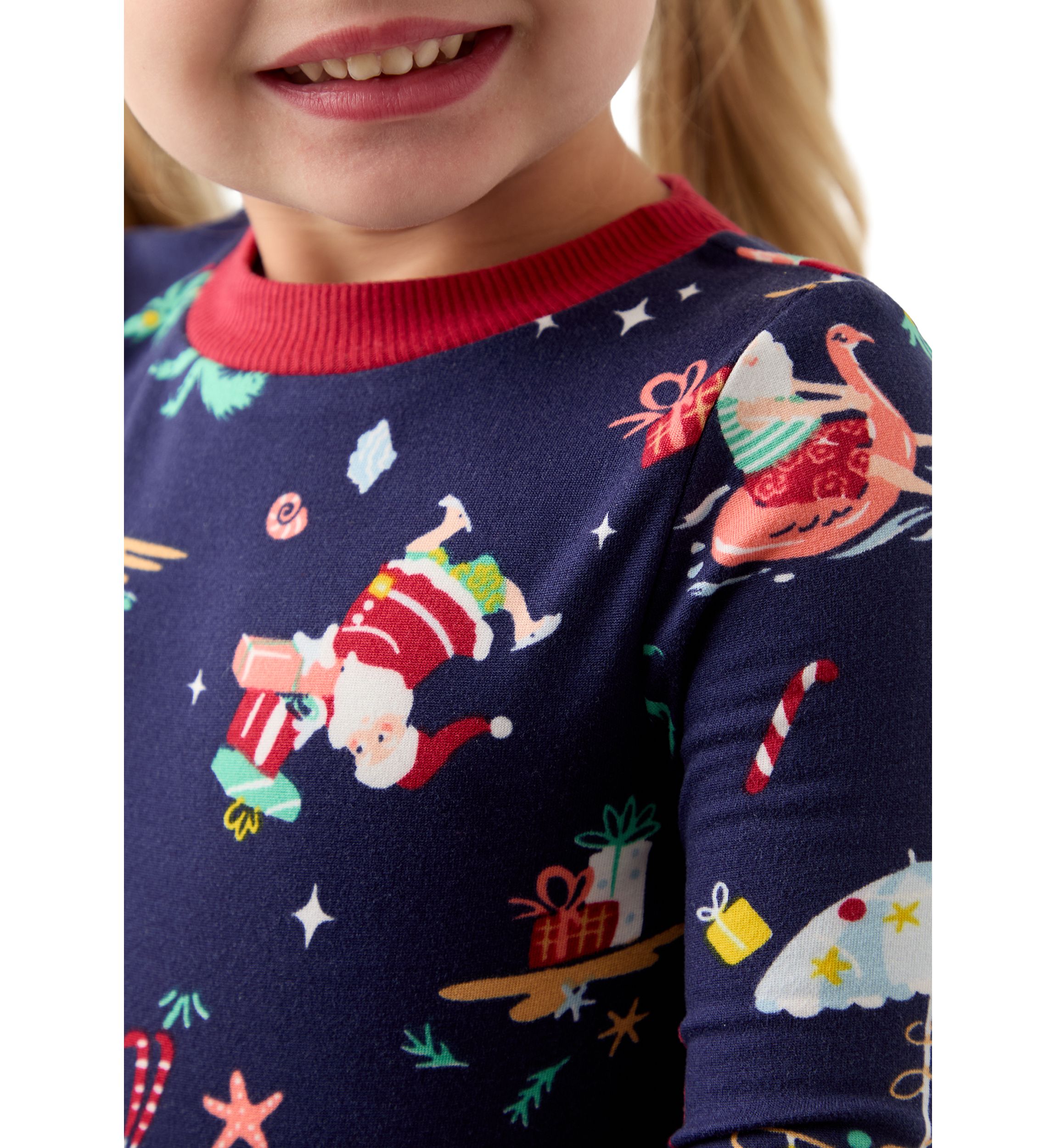 Unisex Toddler Beachy Christmas Pajama Set