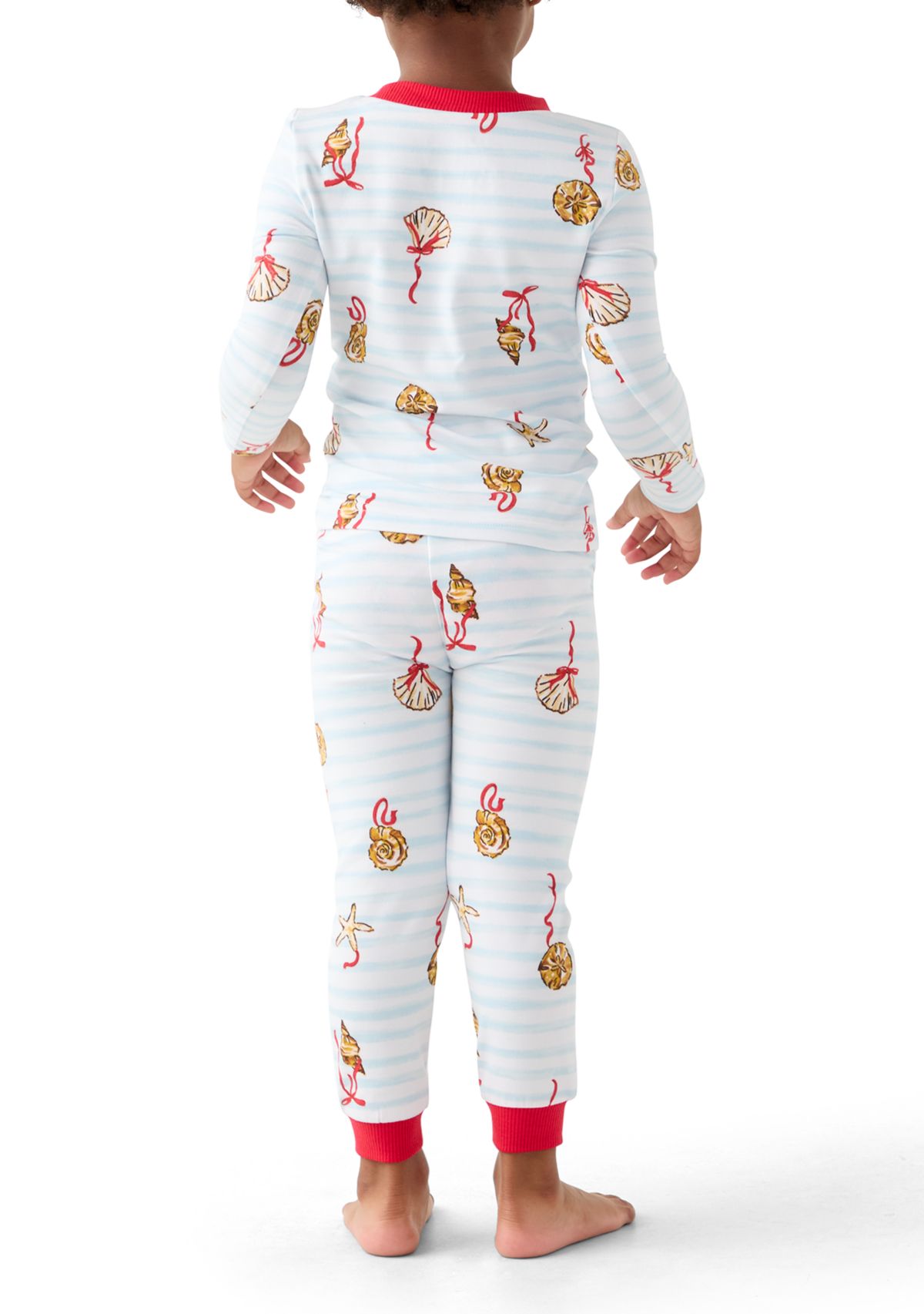 Unisex Toddler Shell Stripe Pajama Set 