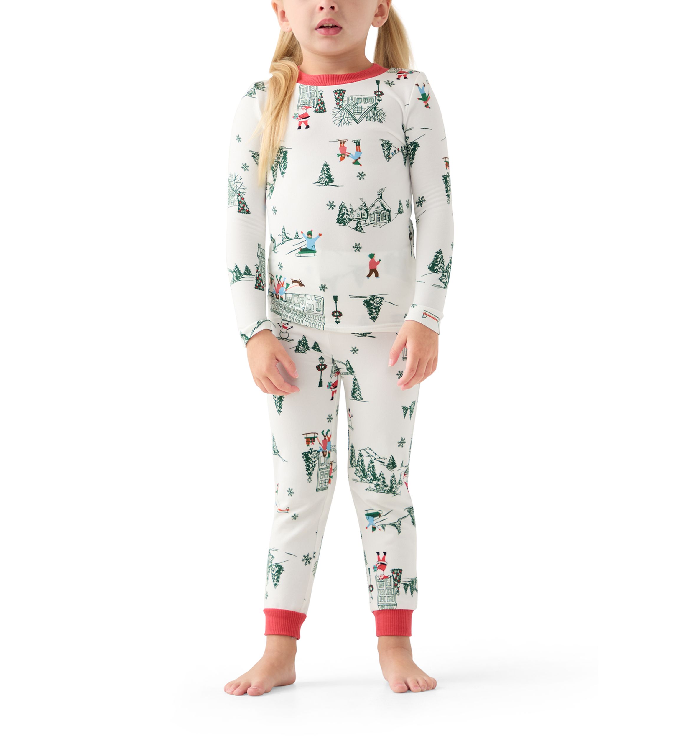   Unisex Toddler Winter Village Pajama Set 