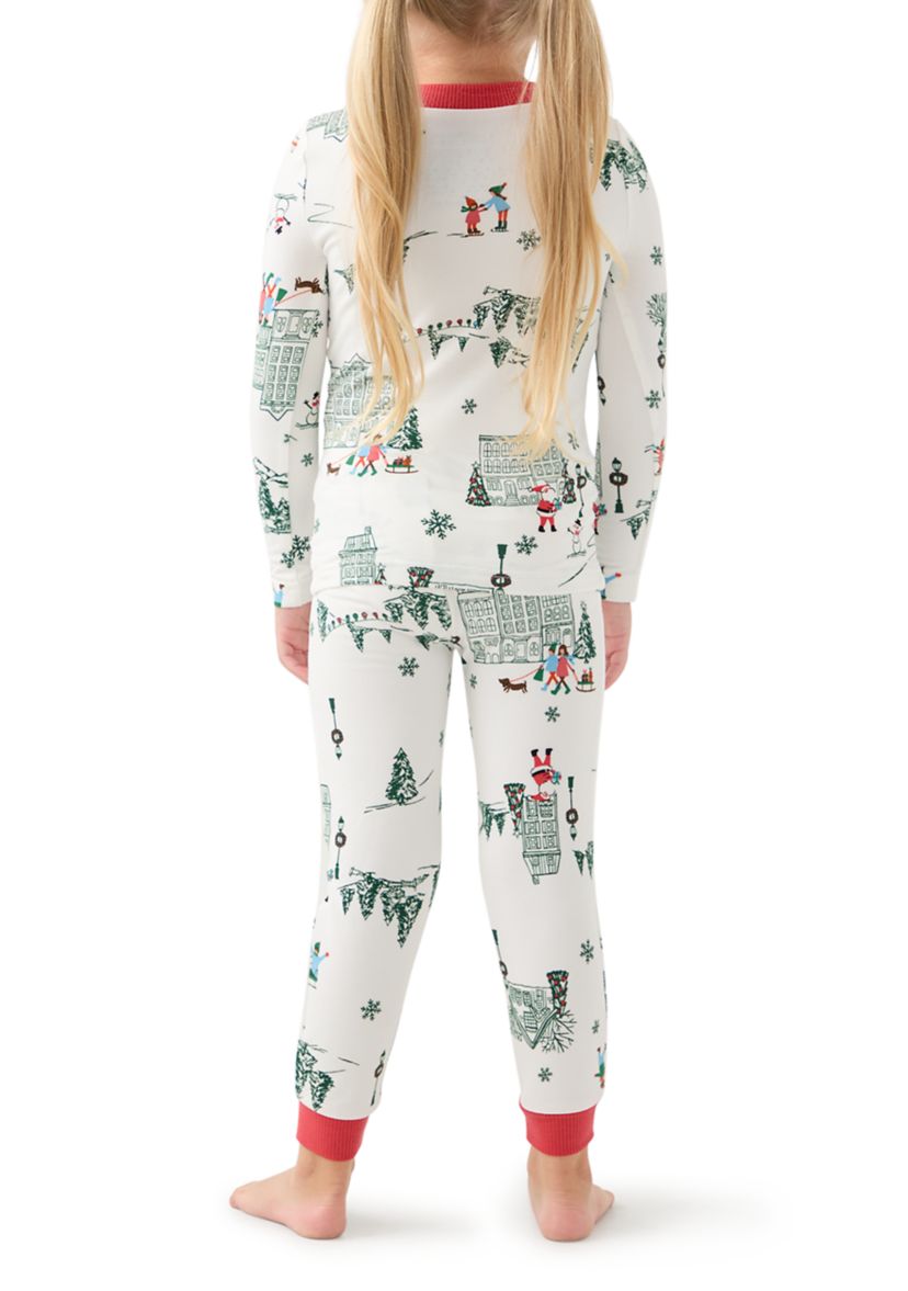   Unisex Toddler Winter Village Pajama Set 