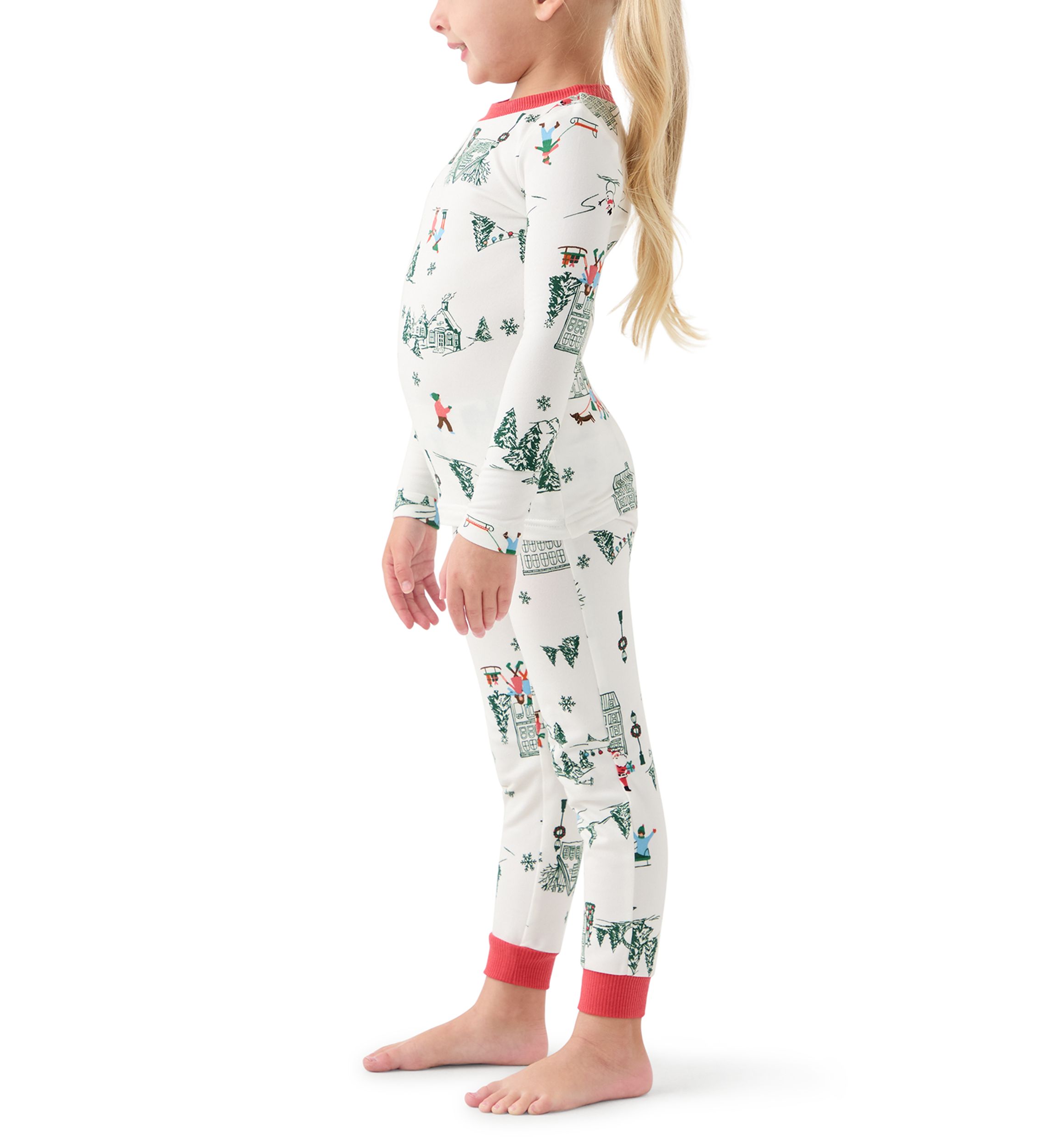   Unisex Toddler Winter Village Pajama Set 