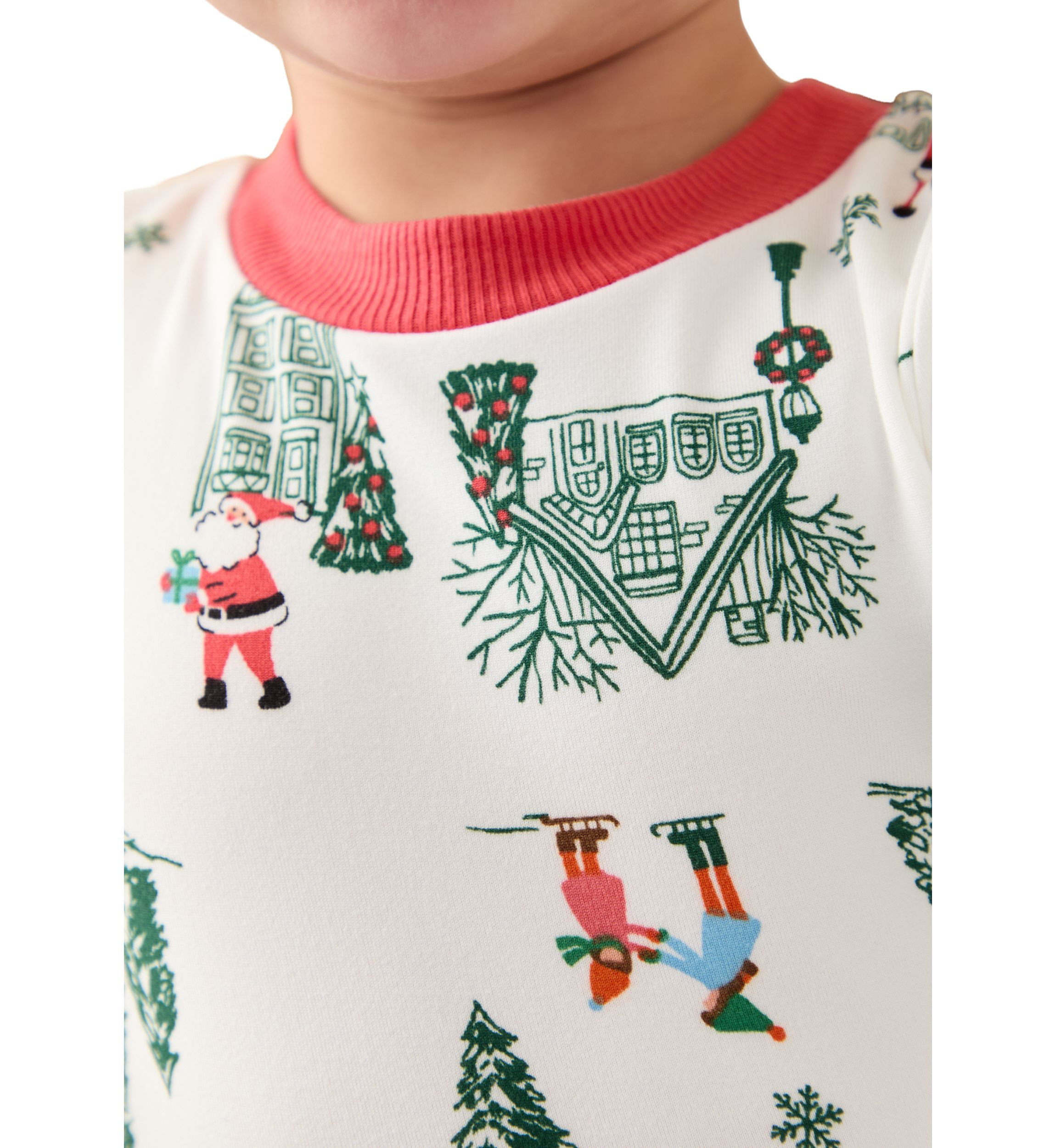   Unisex Toddler Winter Village Pajama Set 