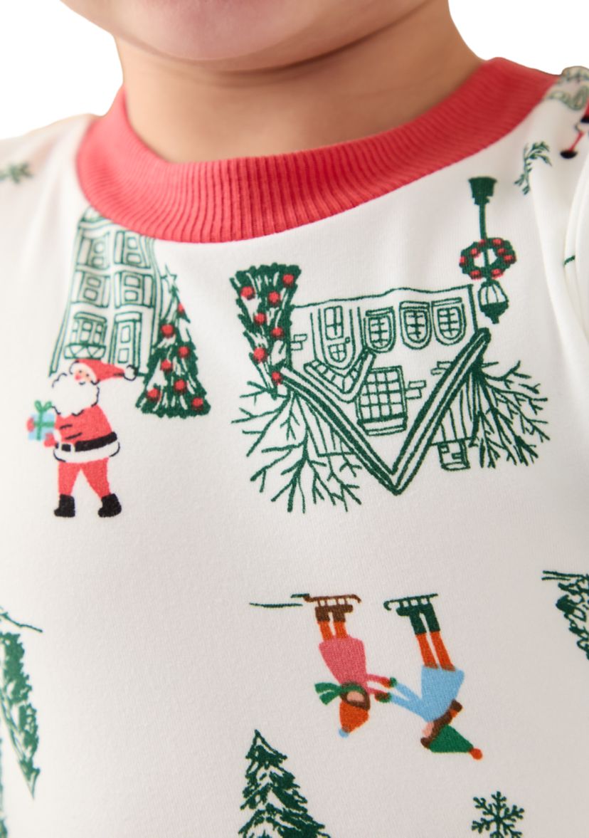   Unisex Toddler Winter Village Pajama Set 