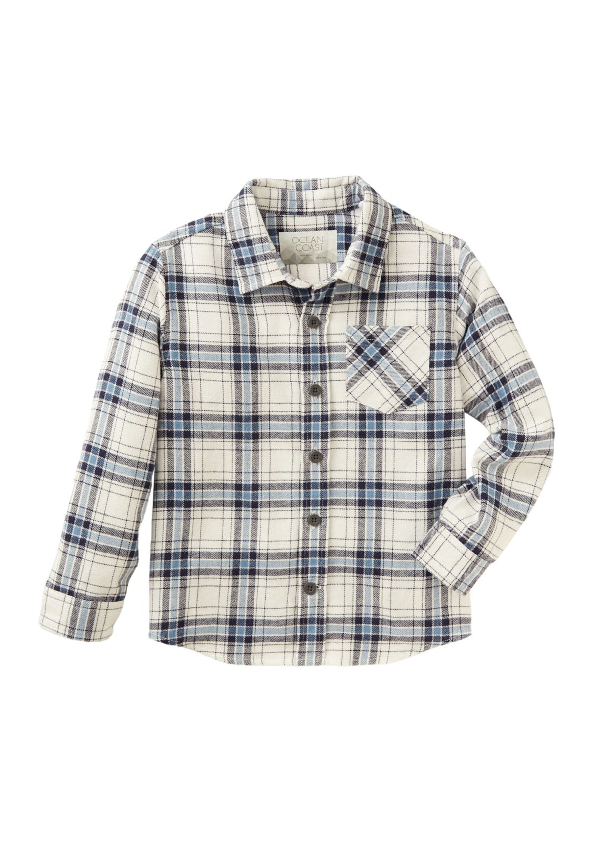 Toddler Boys Long Sleeve Flannel Shirt