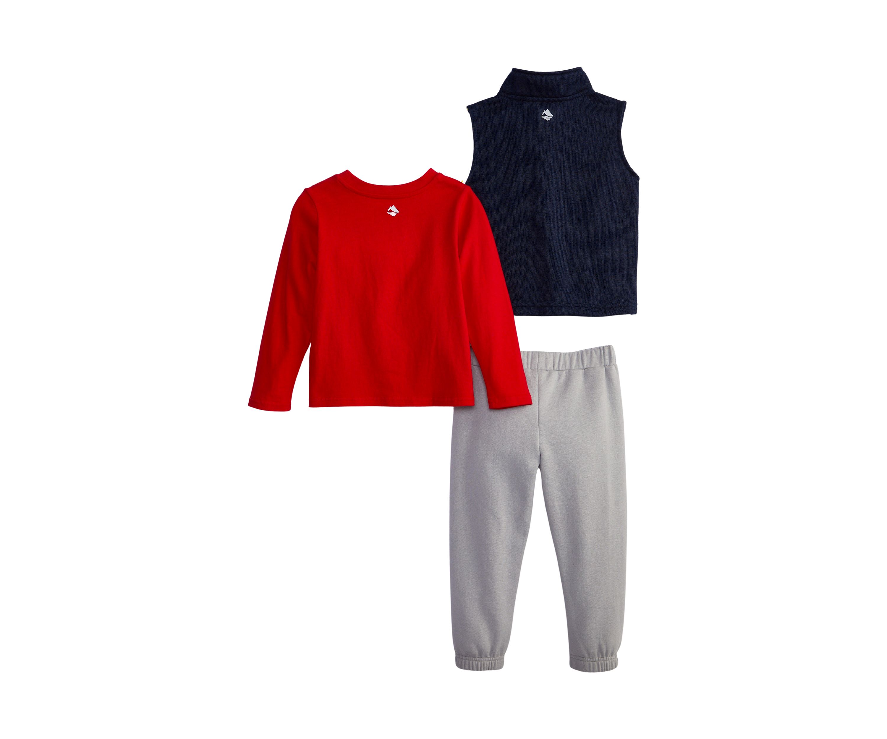Toddler Boys Sweater Vest, Shirt and Pant Set