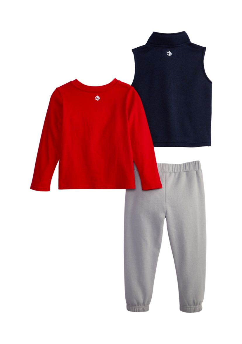 Toddler Boys Sweater Vest, Shirt and Pant Set