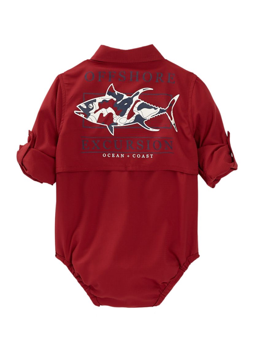 Baby Boys Long Sleeve Graphic Bodysuit 