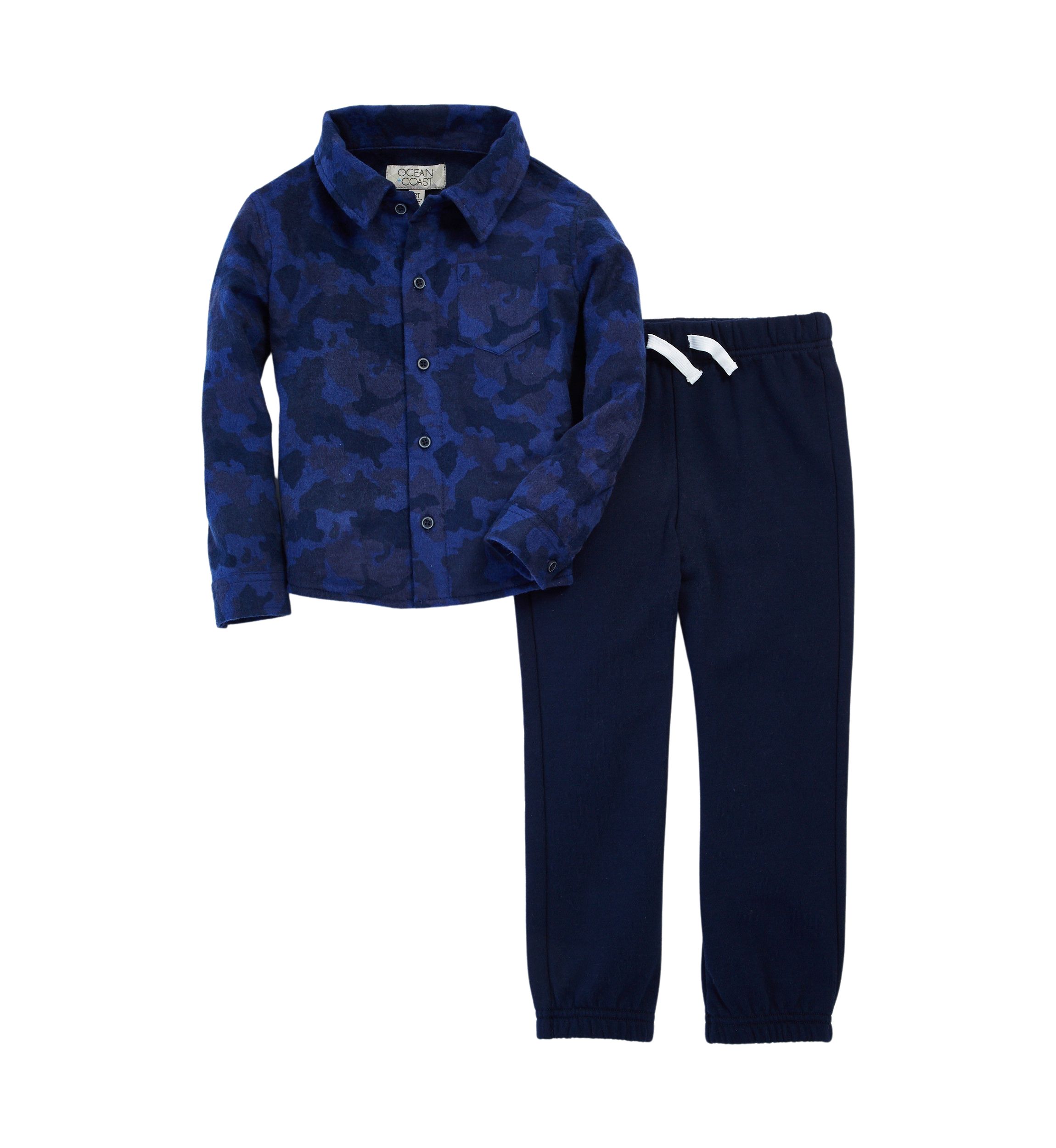  Baby Boys Camouflage Shacket Set