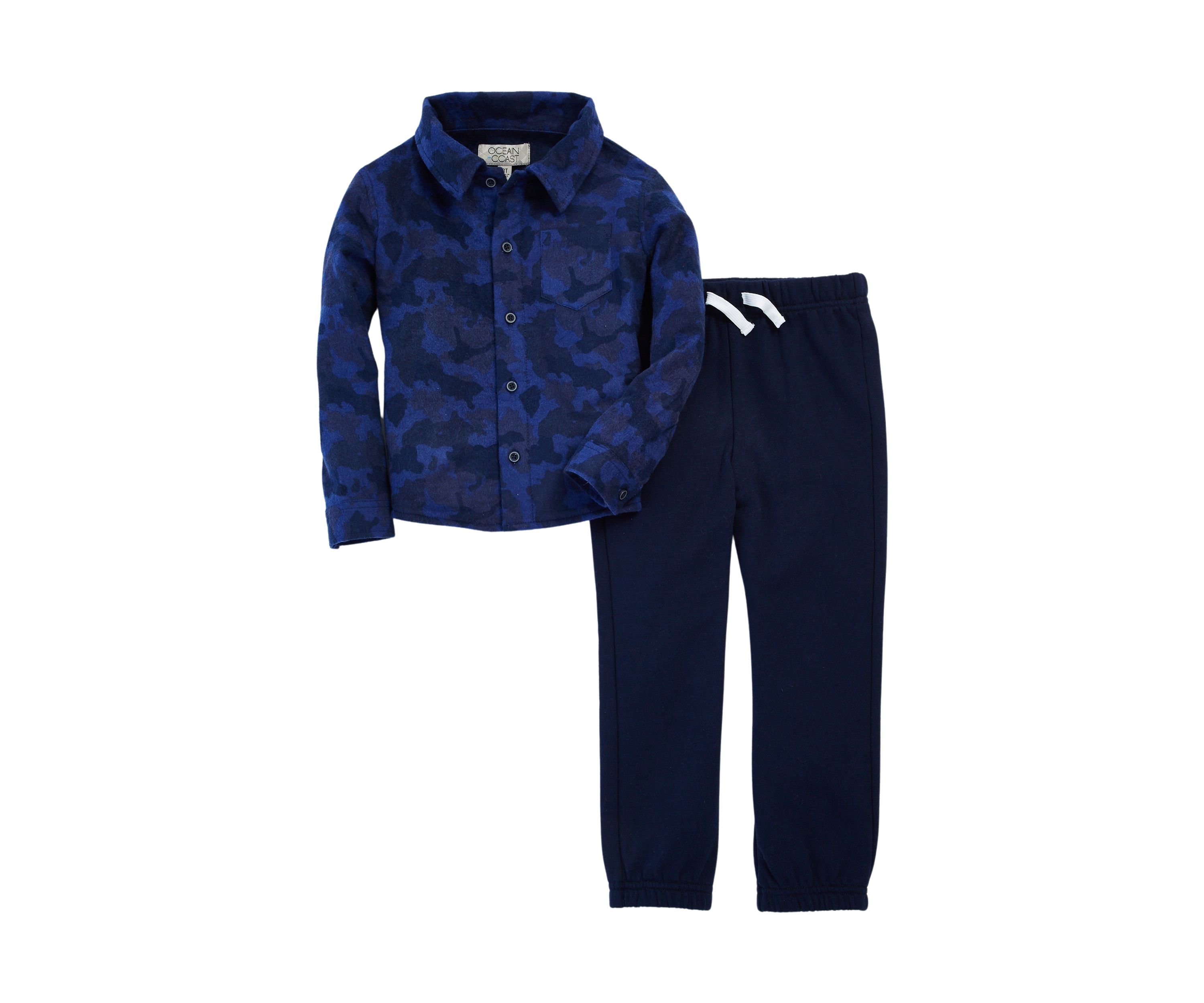  Baby Boys Camouflage Shacket Set