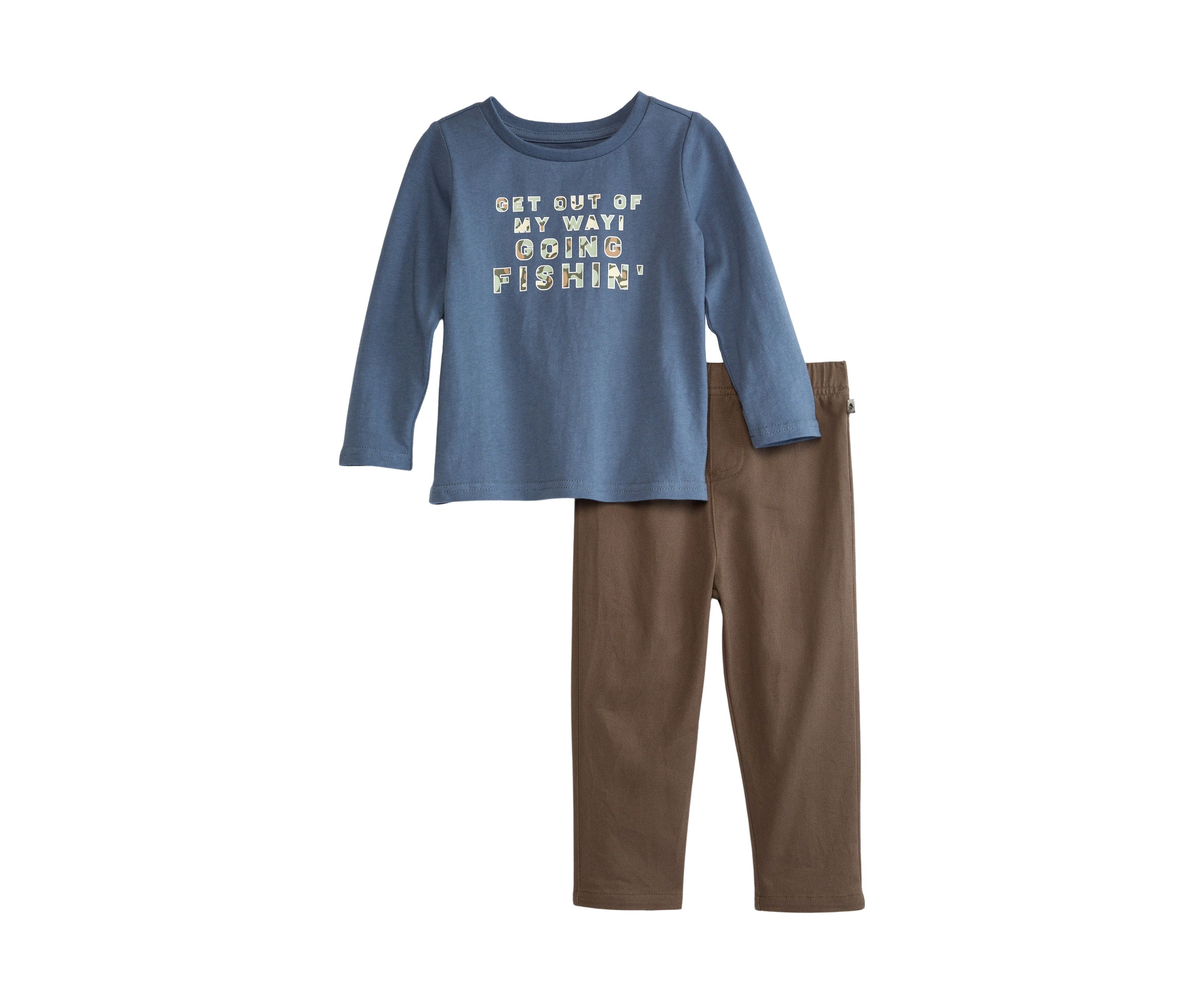 Baby Boys Graphic T-Shirt and Pants Set 