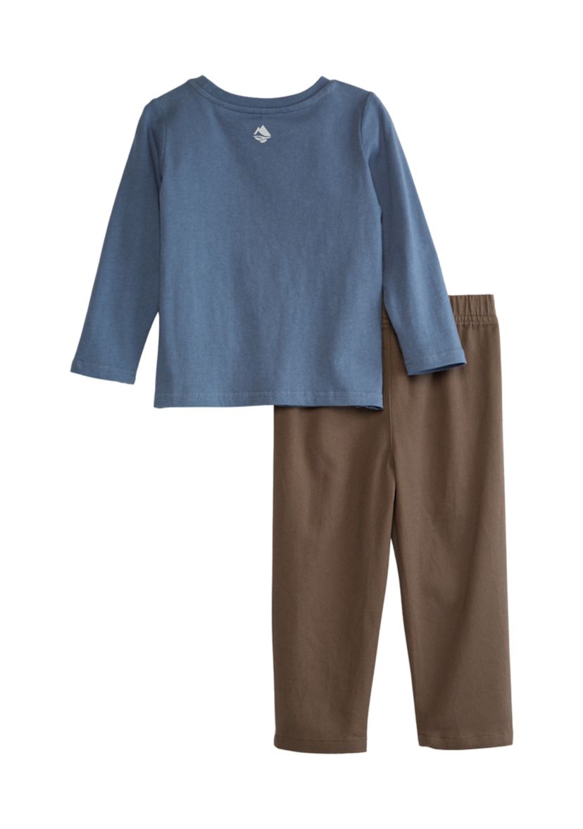 Baby Boys Graphic T-Shirt and Pants Set 