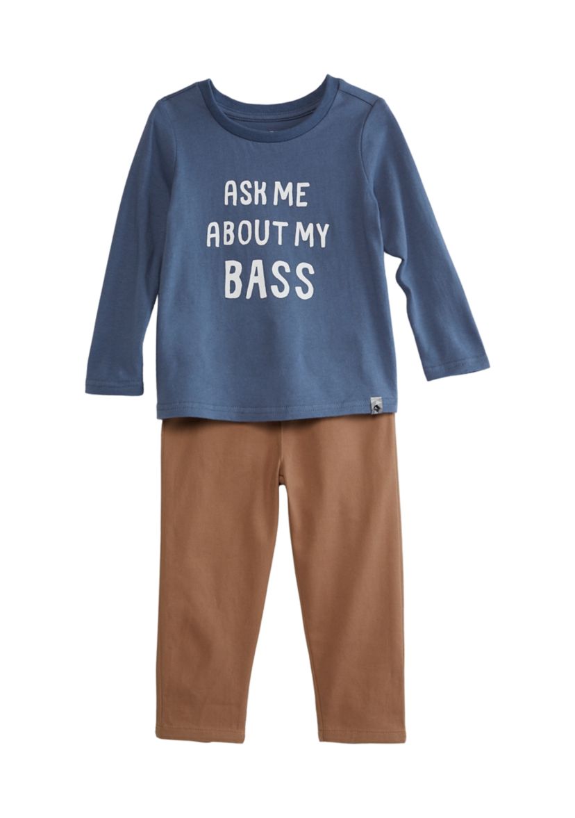 Baby Boys Graphic T-Shirt and Pants Set 