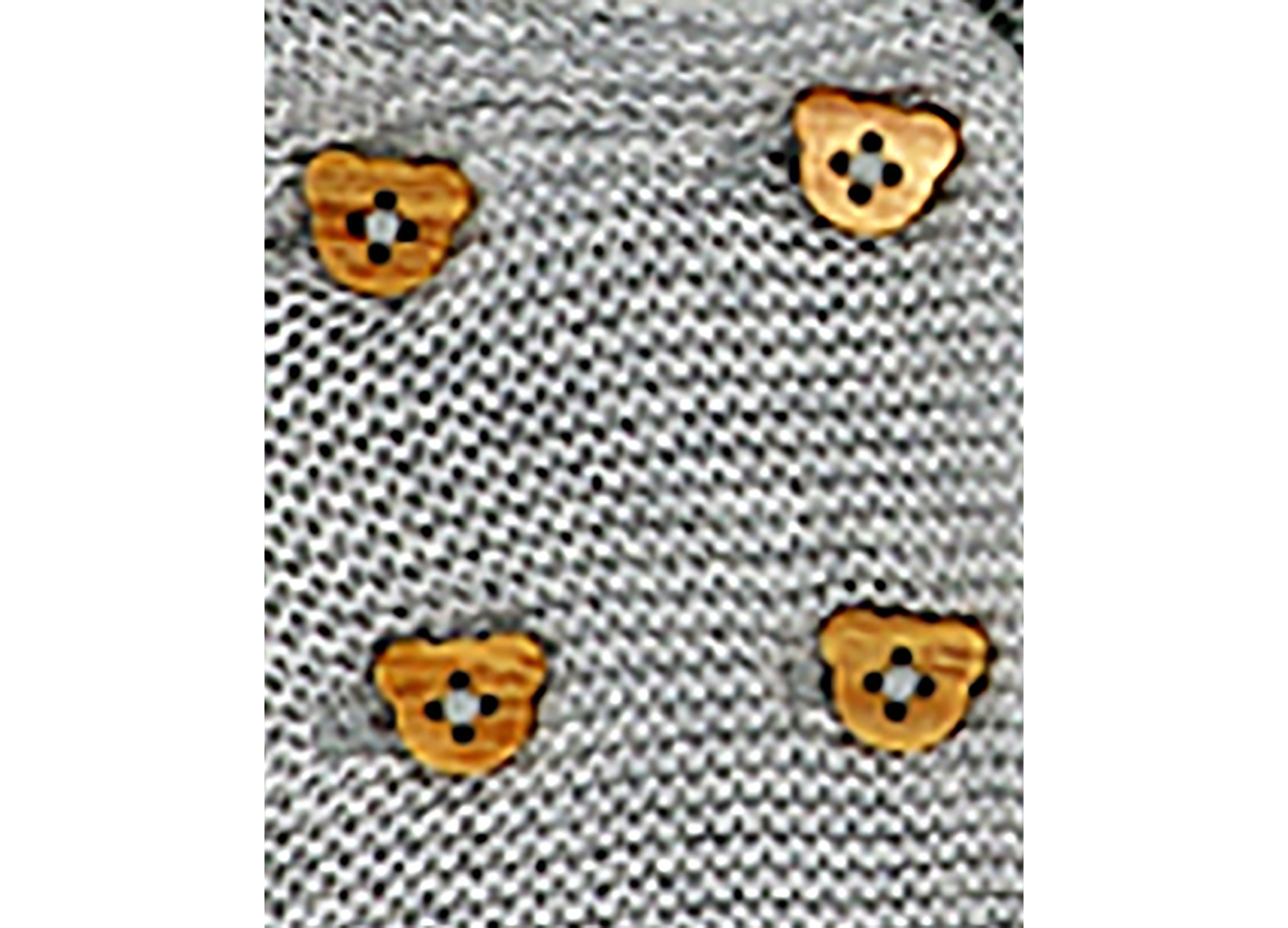 Baby Boys and Girls 2 Pc Gray Knit Hooded Sweater Set
