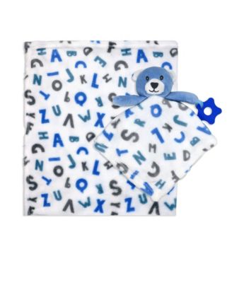 Baby Boys and Girls Blanket with Nunu Teether