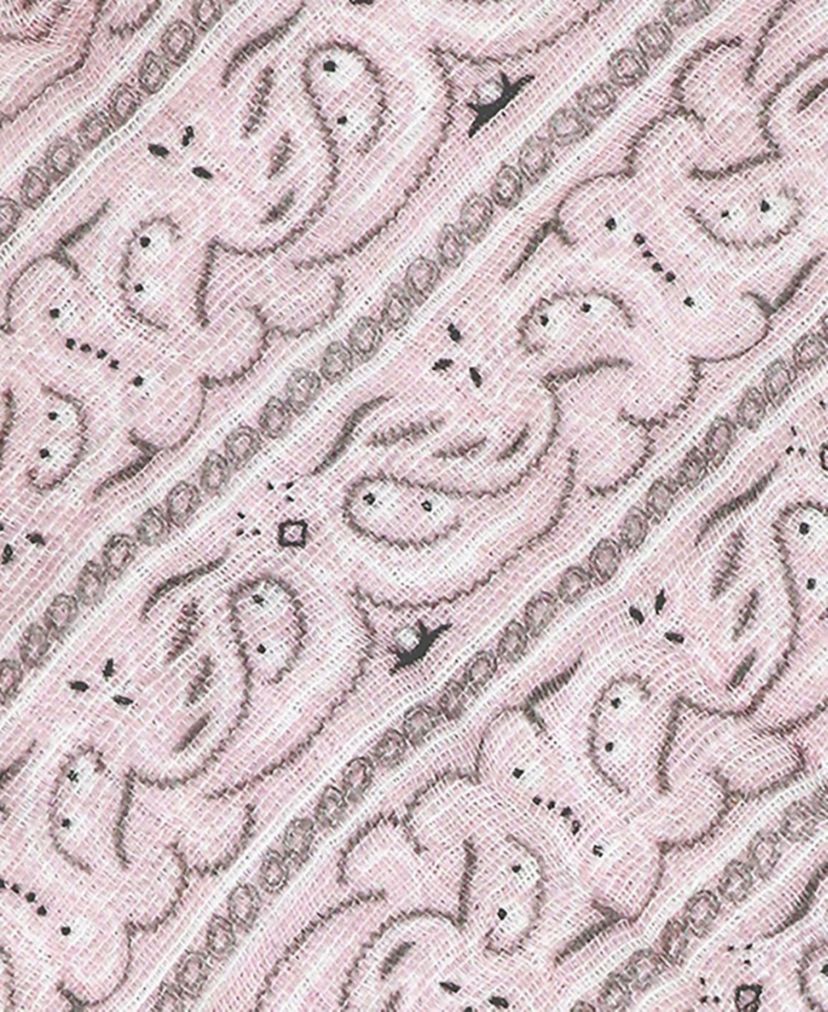 Baby Boys and Girls Paisley Muslin Lined Hooded Towel