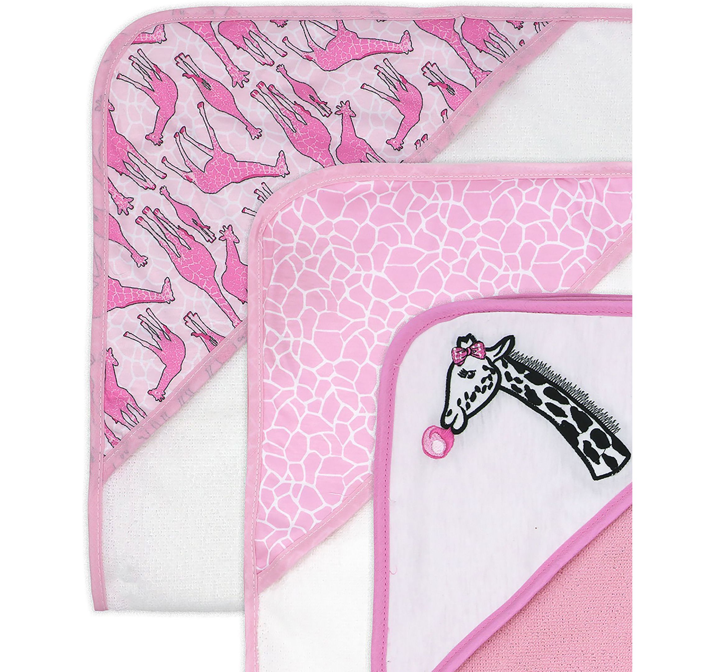 Baby Boys and Girls 3 Pack Microfiber Hooded Towels