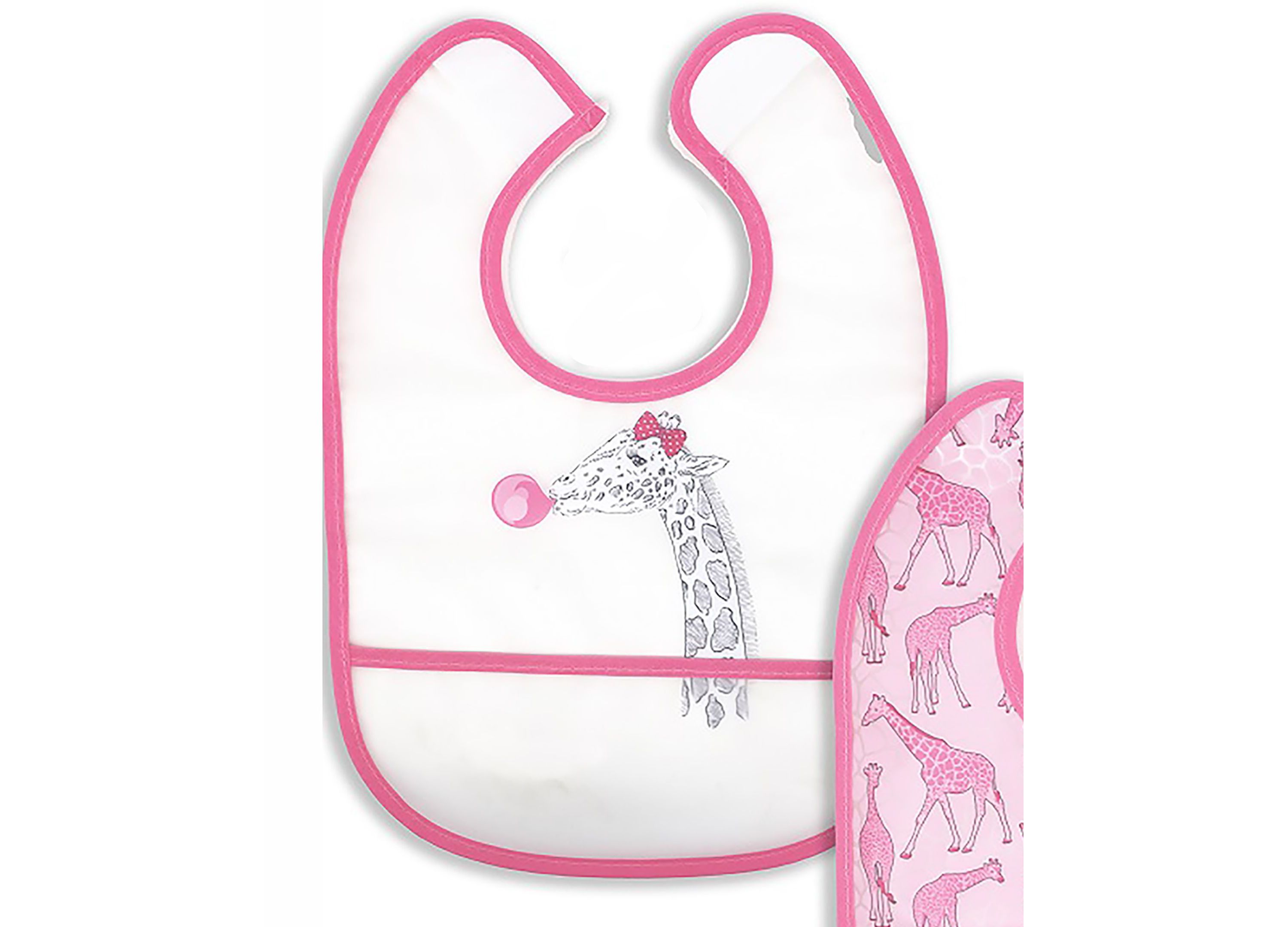 Baby Boys and Girls 3 Pk PEVA Bibs