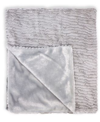 Baby Boys and Girls Ridged Plush Blanket