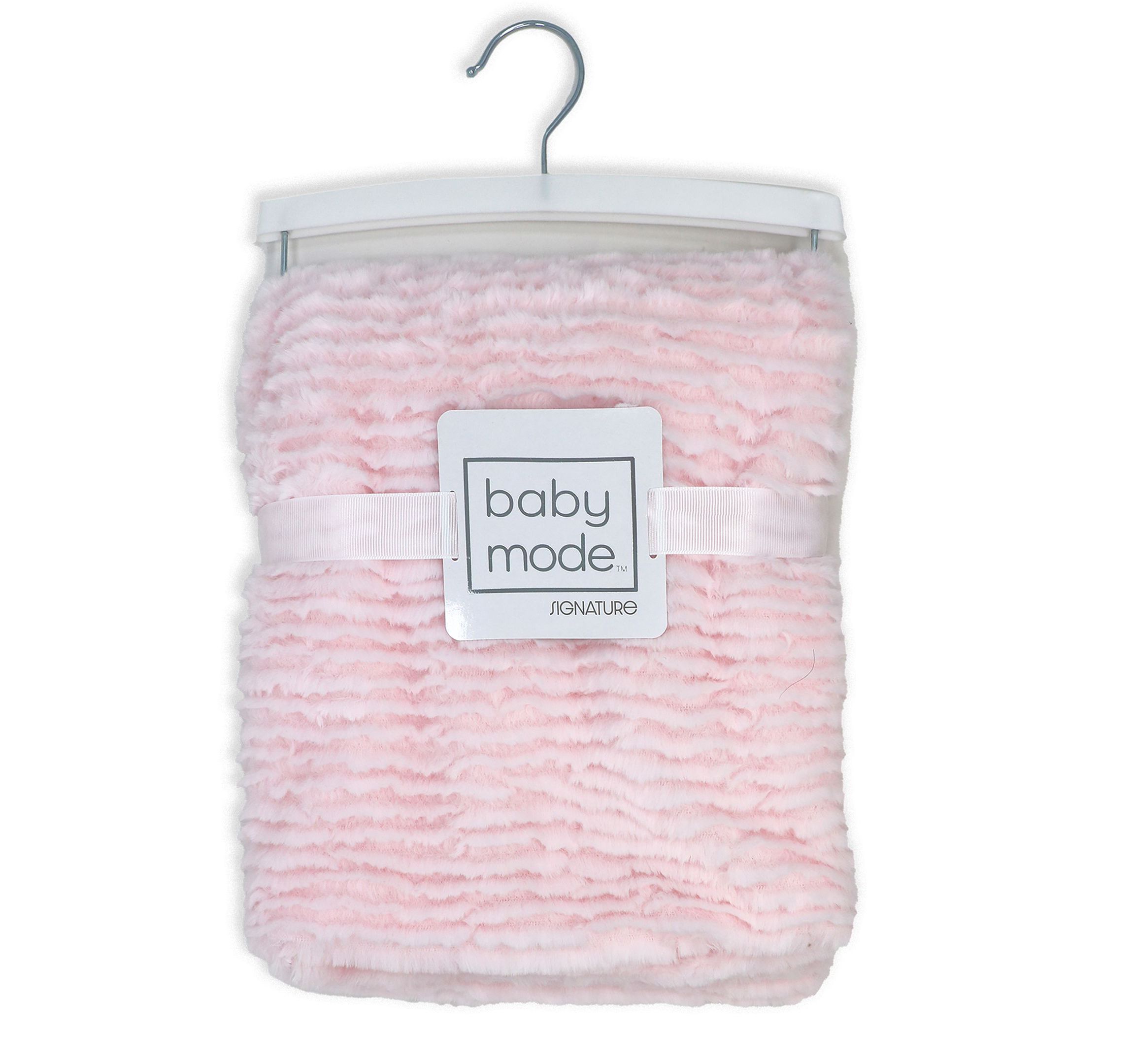 Baby Boys and Girls Ridged Plush Blanket