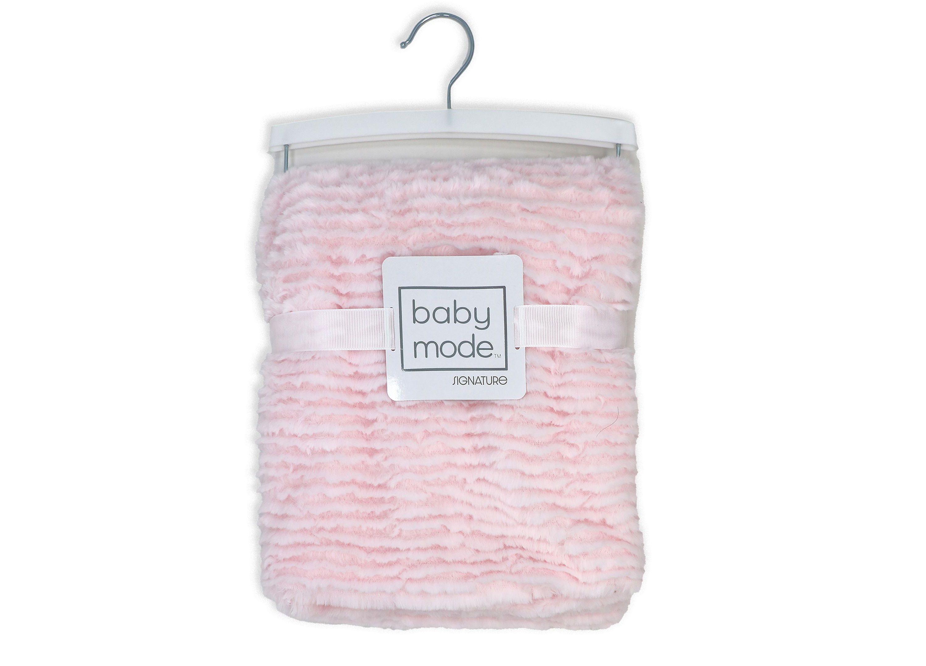 Baby Boys and Girls Ridged Plush Blanket
