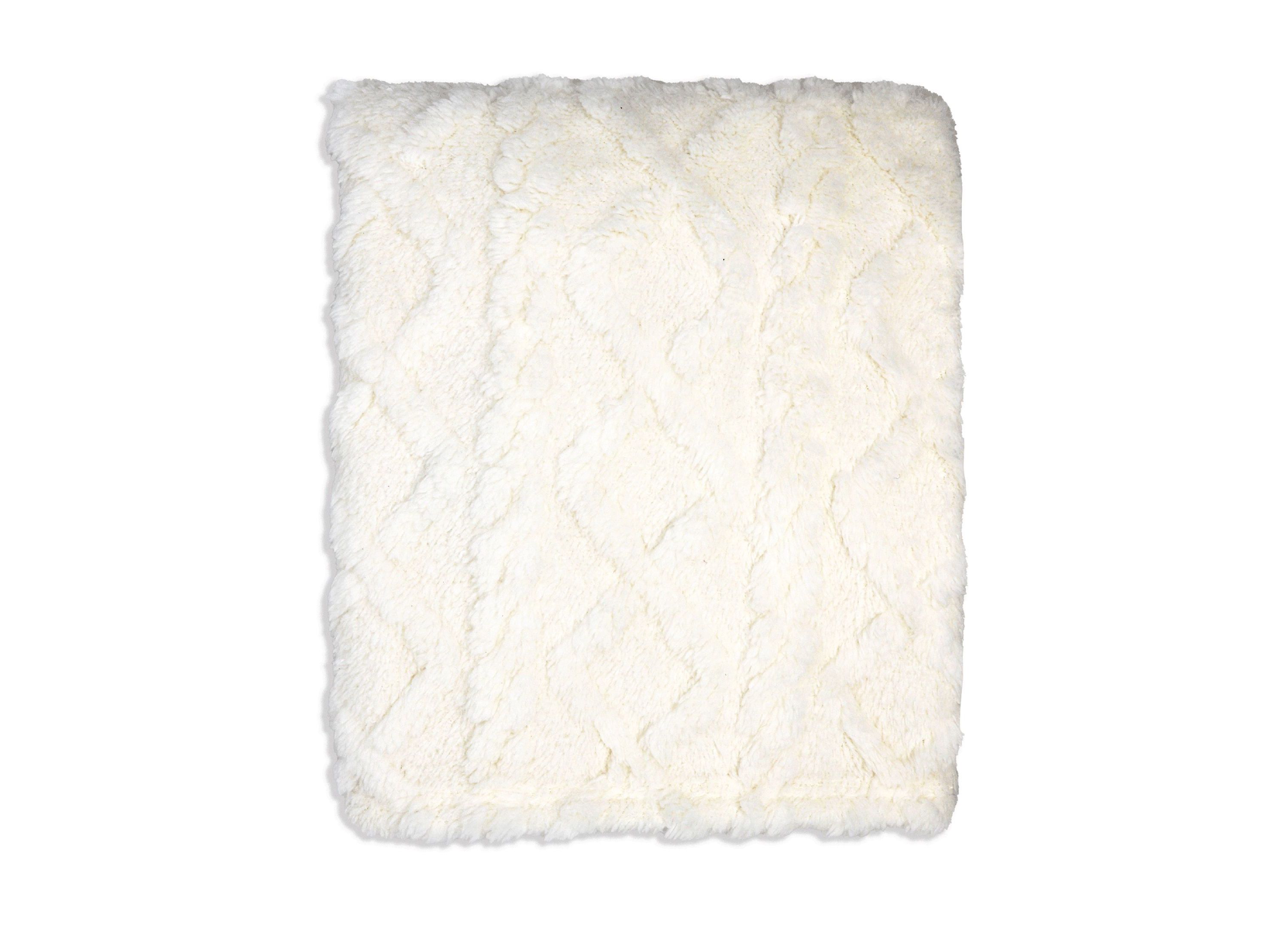 Baby Boys and Girls Sculpted Sherpa Blanket