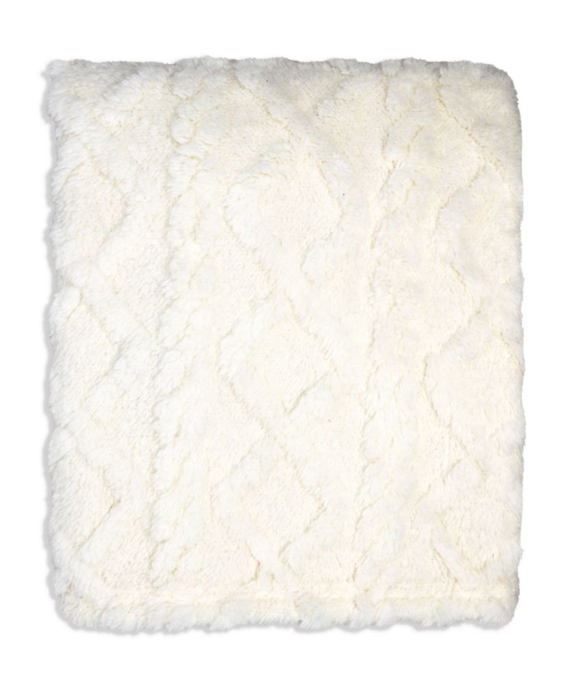 Baby Boys and Girls Sculpted Sherpa Blanket