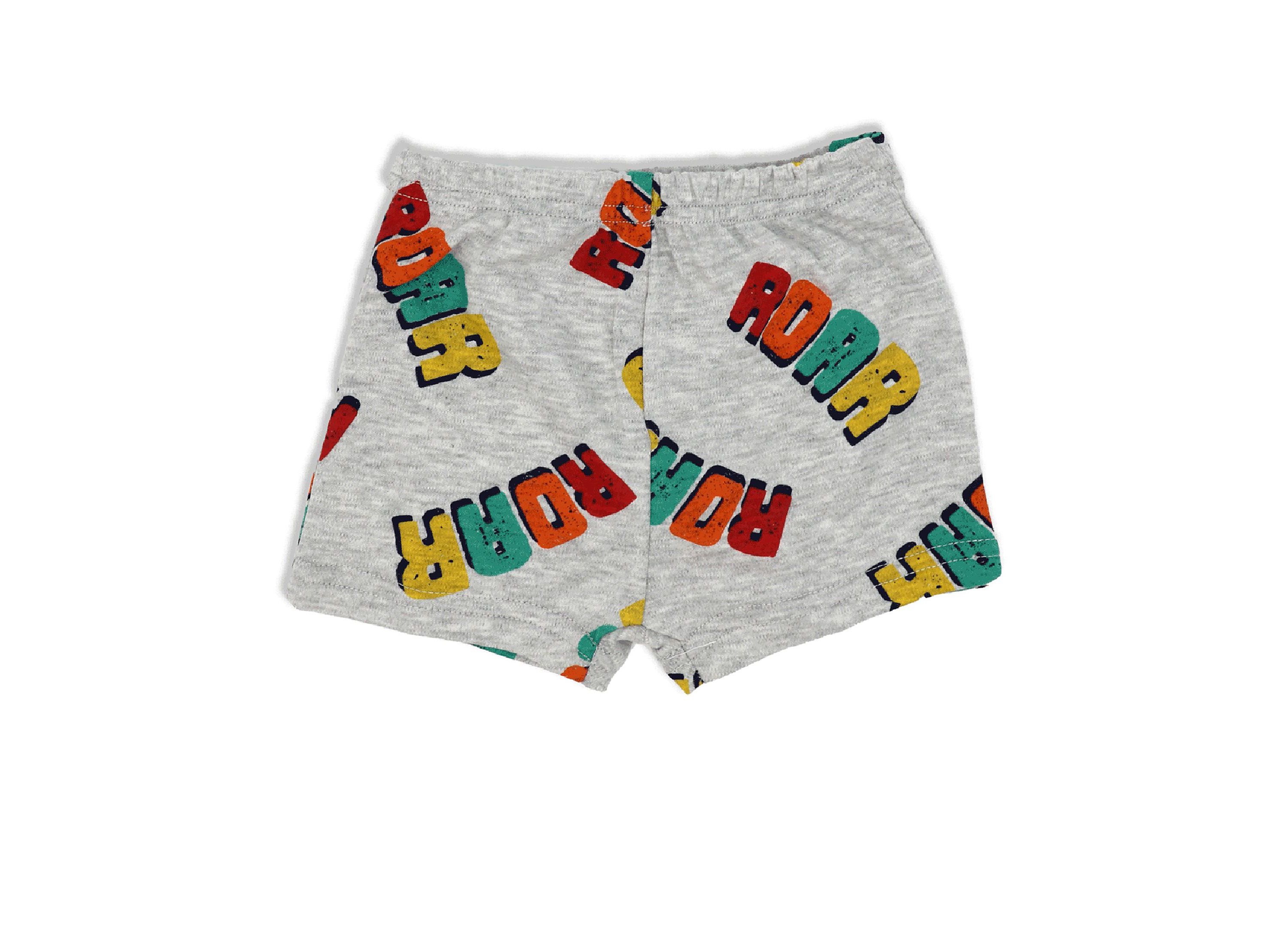 Baby Boys 3 Pc Dino Short Set