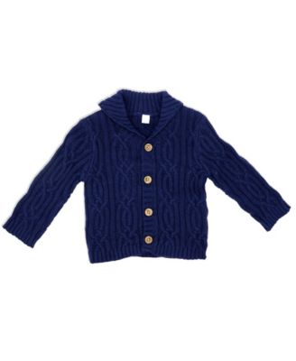 Baby Boys Knit Pant Set Navy