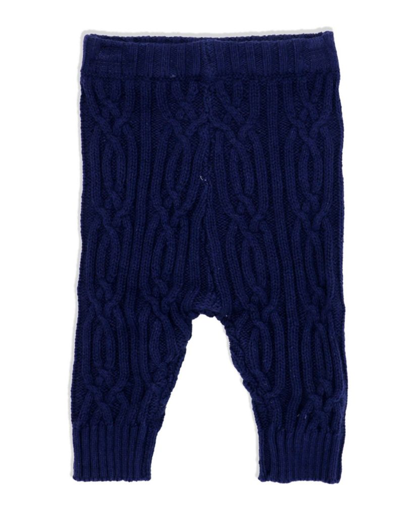 Baby Boys Knit Pant Set Navy