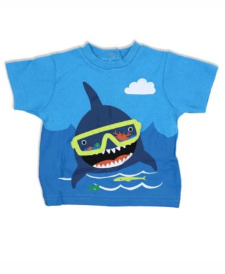 Baby Boys 3 Pc Shark Short Set