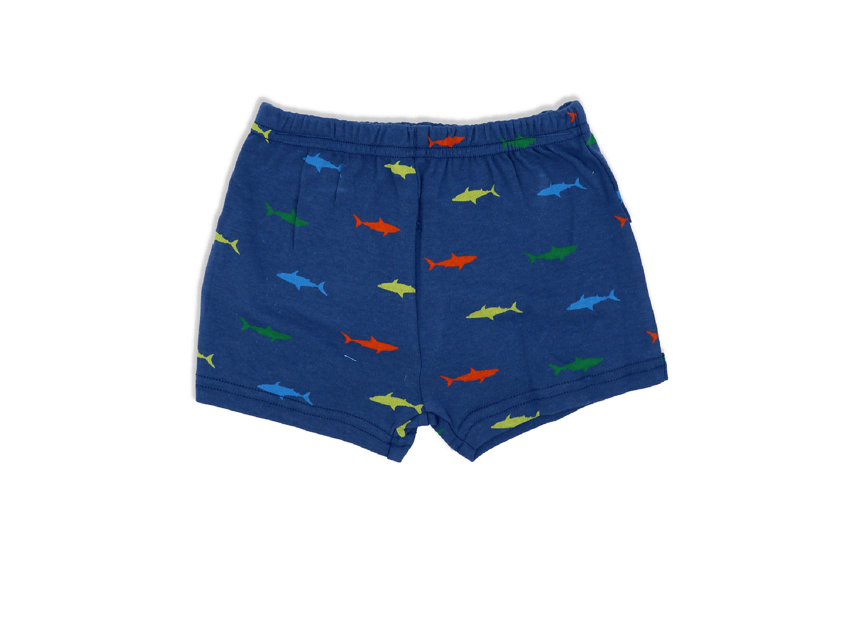 Baby Boys 3 Pc Shark Short Set