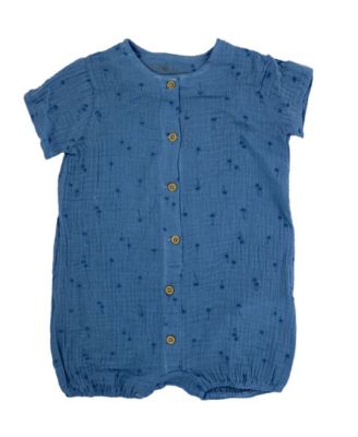 Baby Boys Muslin Romper Set