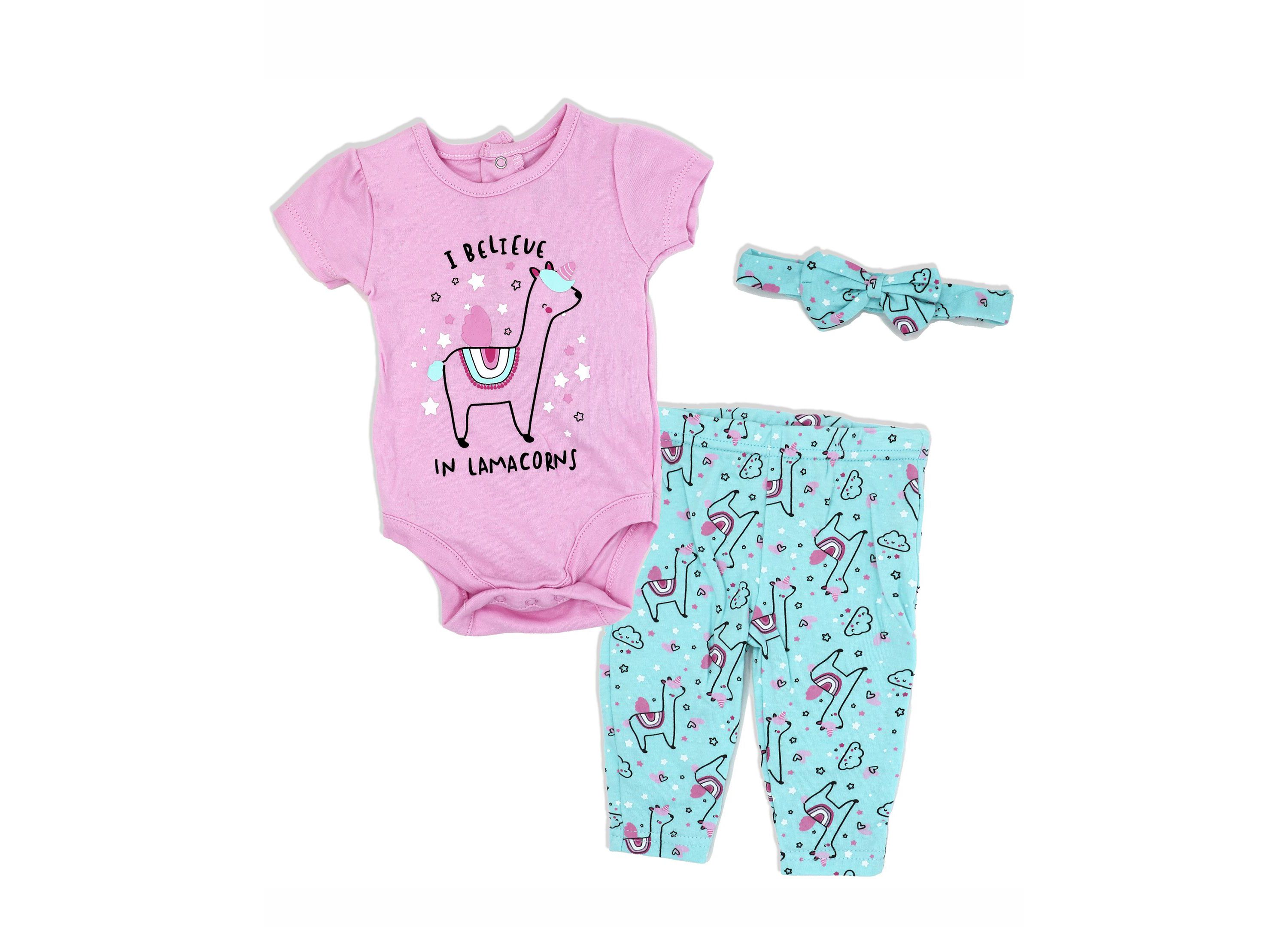 Baby Girls Lamacorn Outfit with Socks
