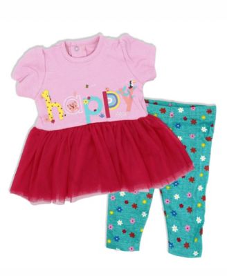 Baby Girls Happy Tutu Dress Set