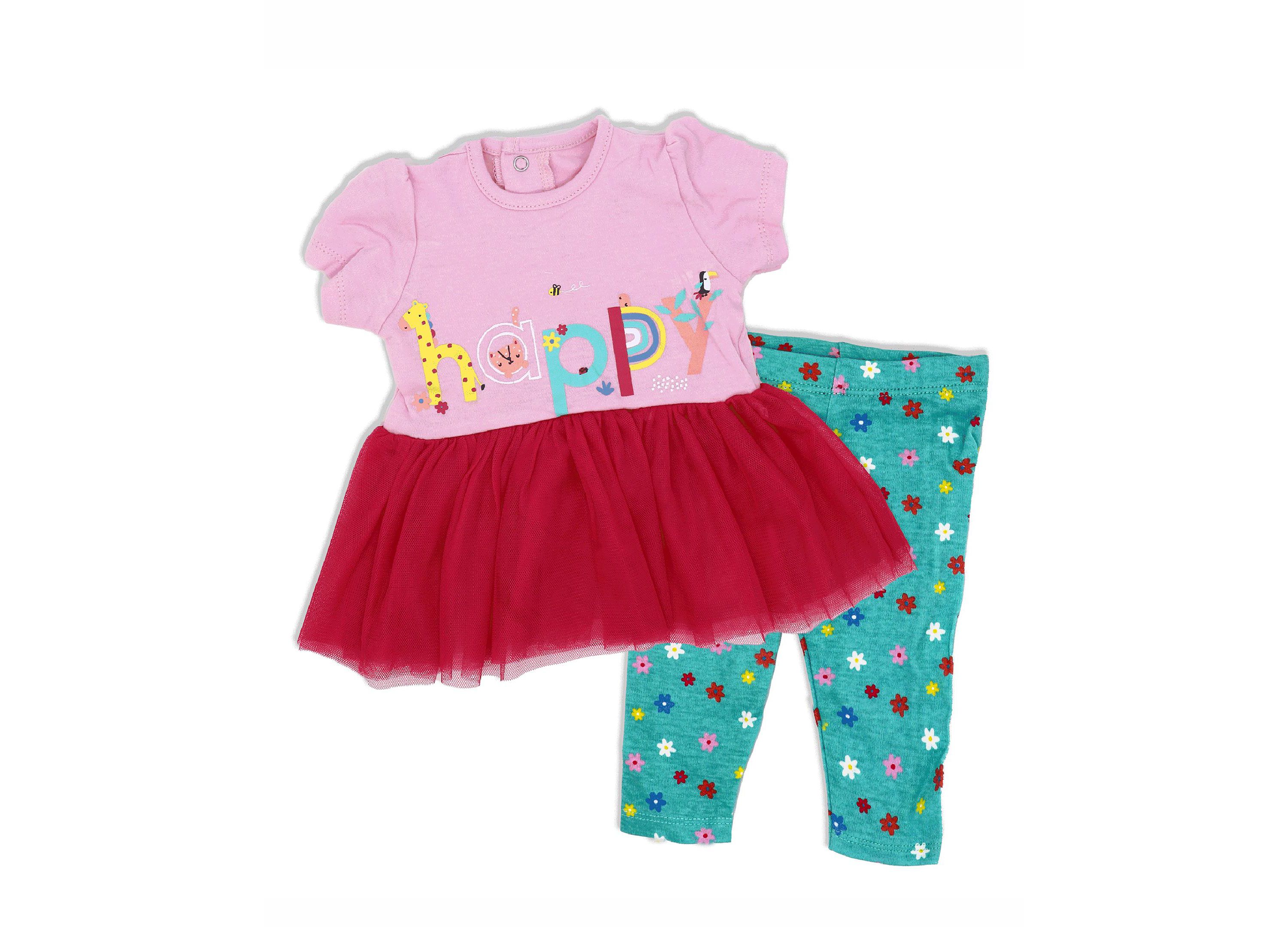 Baby Girls Happy Tutu Dress Set