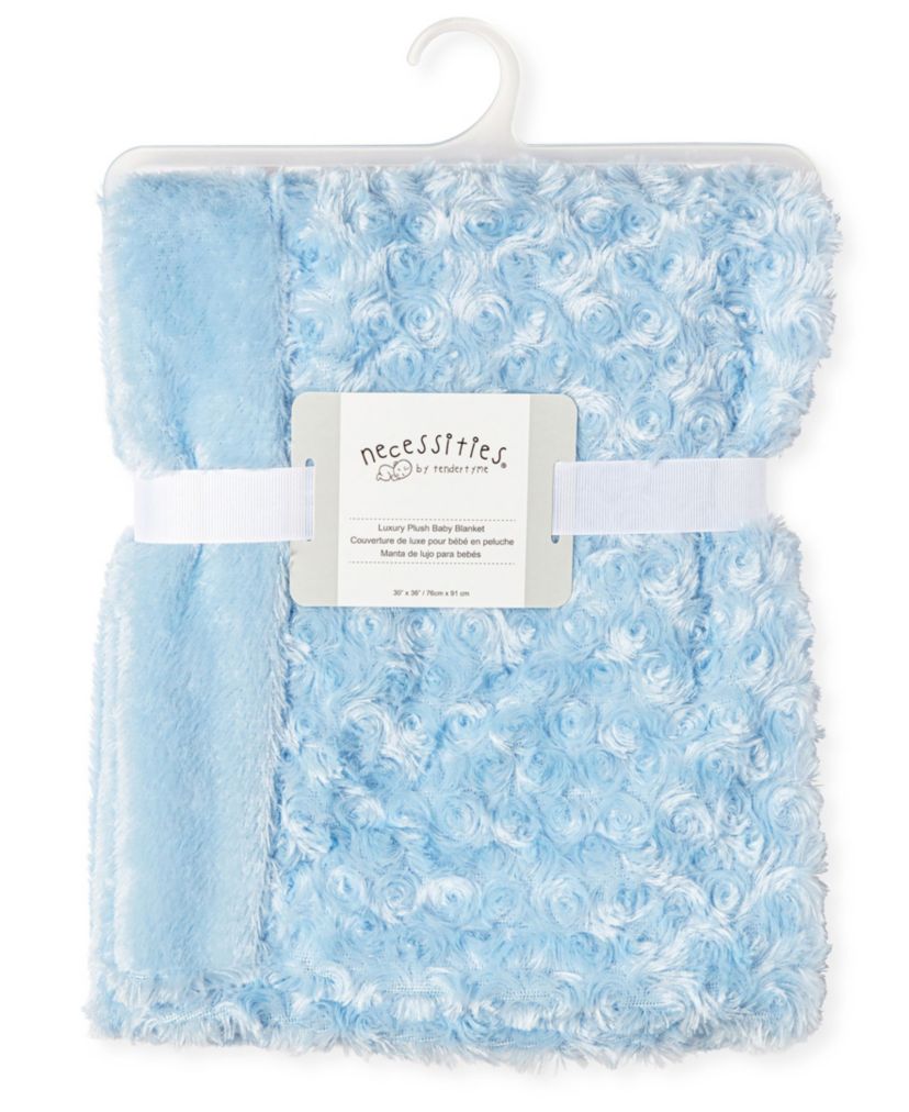 Baby Boys and Girls Curly Plush Blanket with Nunu