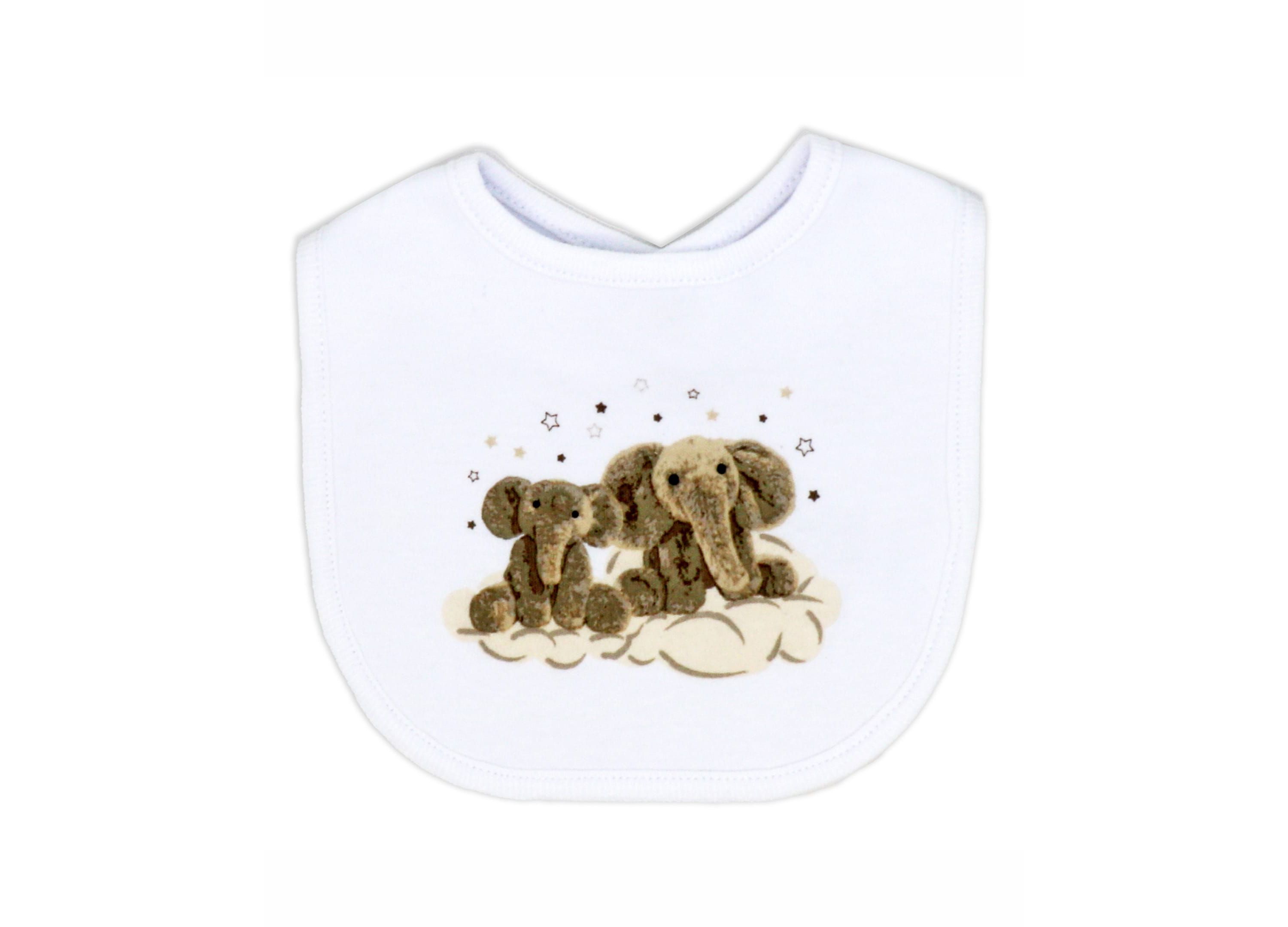 Baby Boys and Girls Dreamy Elephants Layette, 5 Piece Set