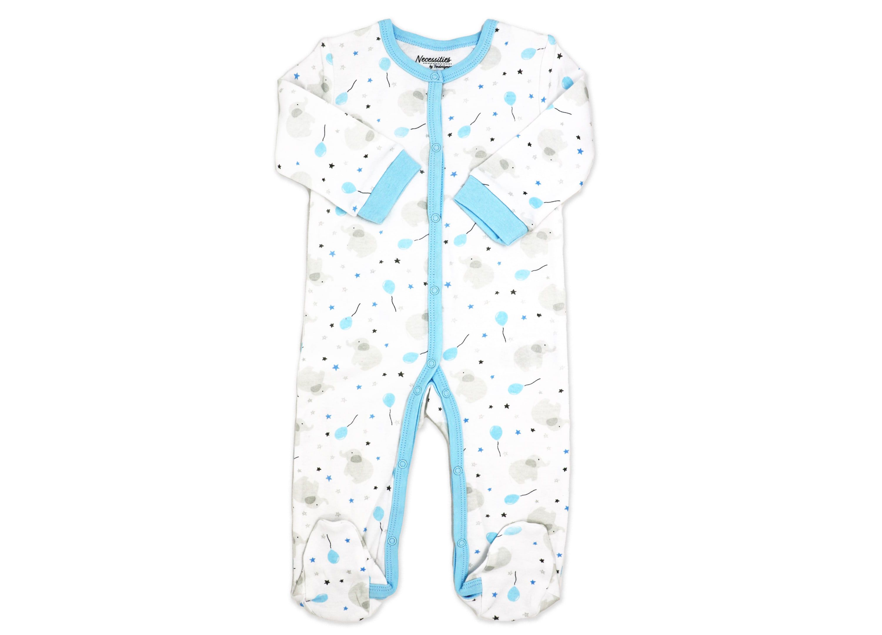 Baby Boys Elephants and Balloons Layette, 5 Piece Set