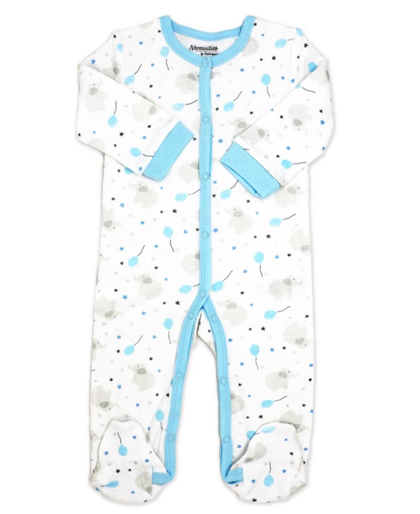 Baby Boys Elephants and Balloons Layette, 5 Piece Set
